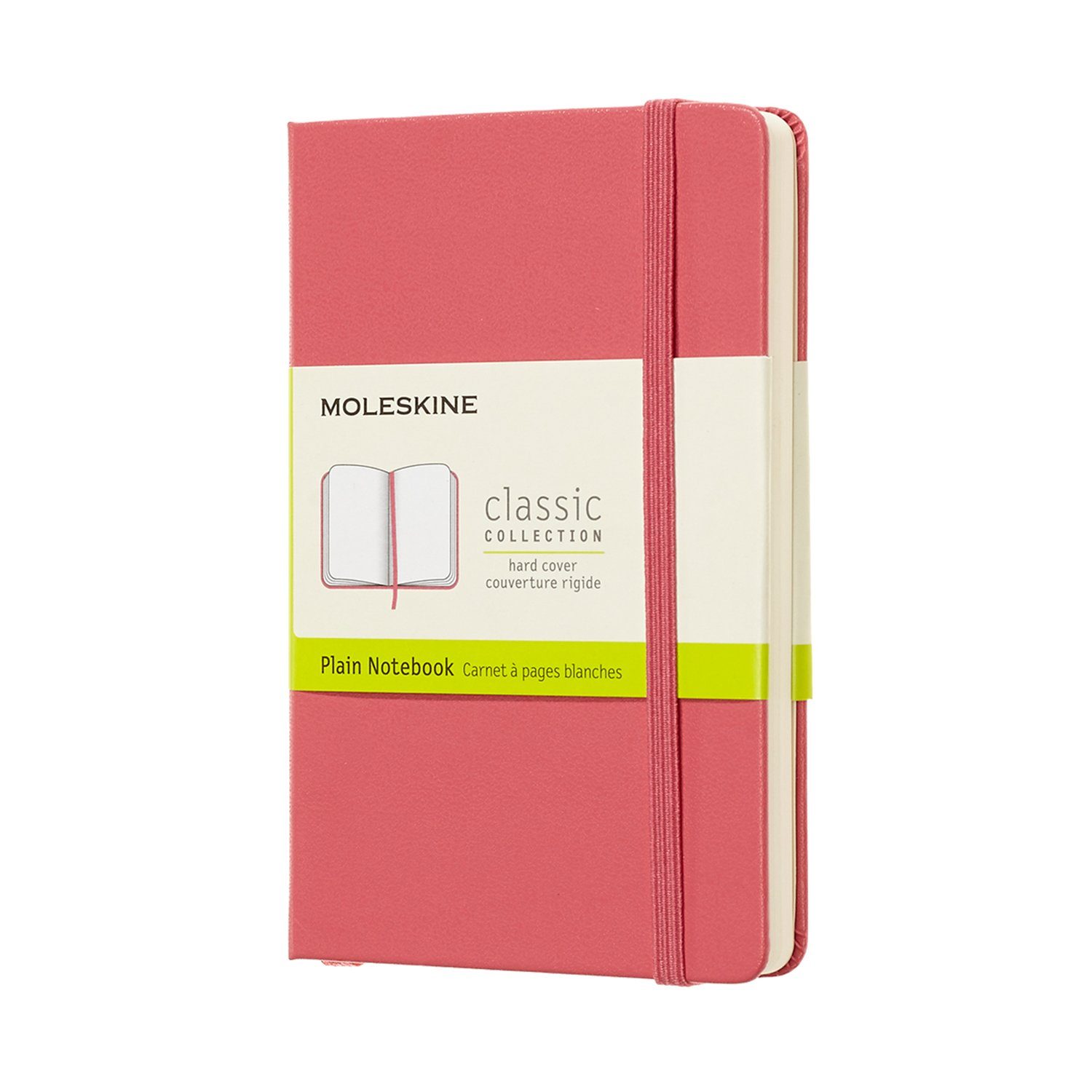 MOLESKINE Notizbuch, Notizbuch Classic Pocket Einband Blanko Pink Daisy Fester