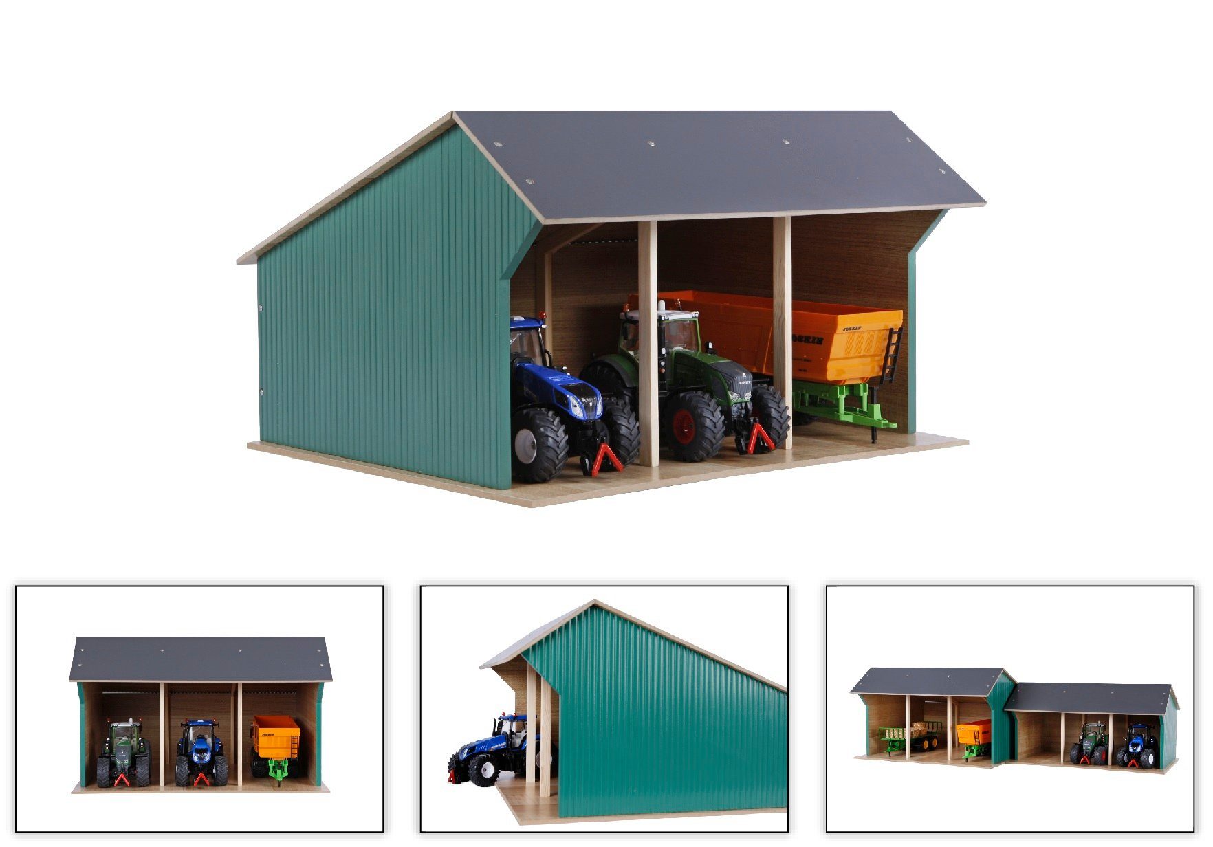Kids Globe Spielwelt Kids Globe Fahrzeugschuppen günstig online kaufen