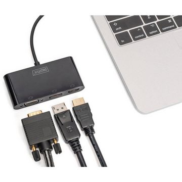 Digitus Laptop-Dockingstation USB-C® Grafik-Adapter, Triple Display