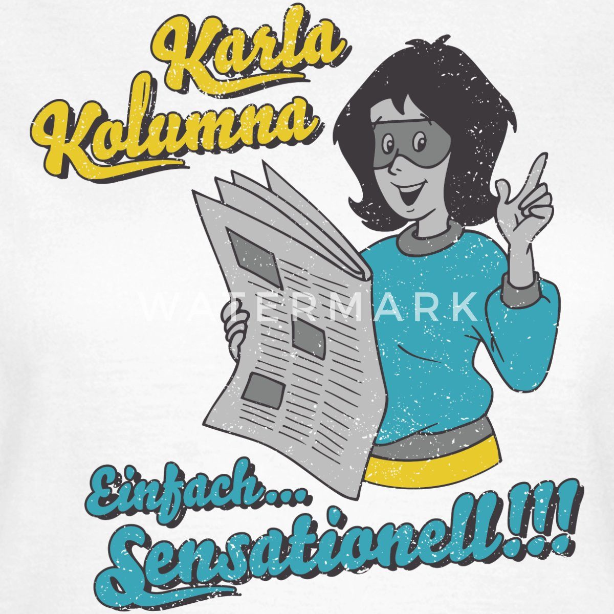 Spreadshirt T-Shirt Benjamin Blümchen Karla Kolumna Sensationell Frauen T-Shirt (1-tlg) Slim Fit, fällt klein aus