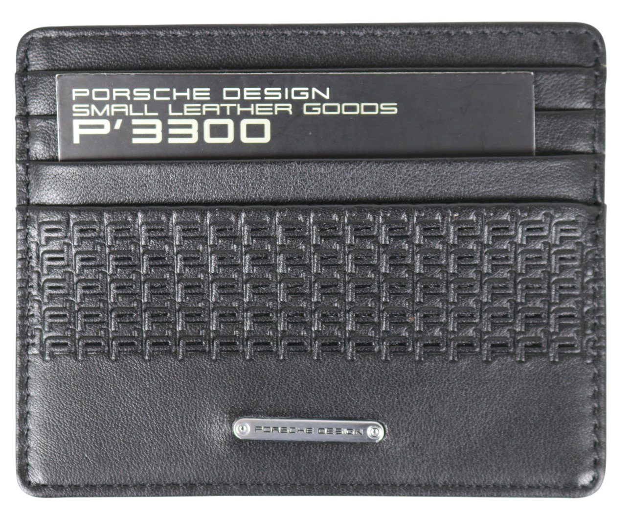 Kartenetui Icon Leder PORSCHE Design SH8 holder Schwarz card Kartenhalter 2.0