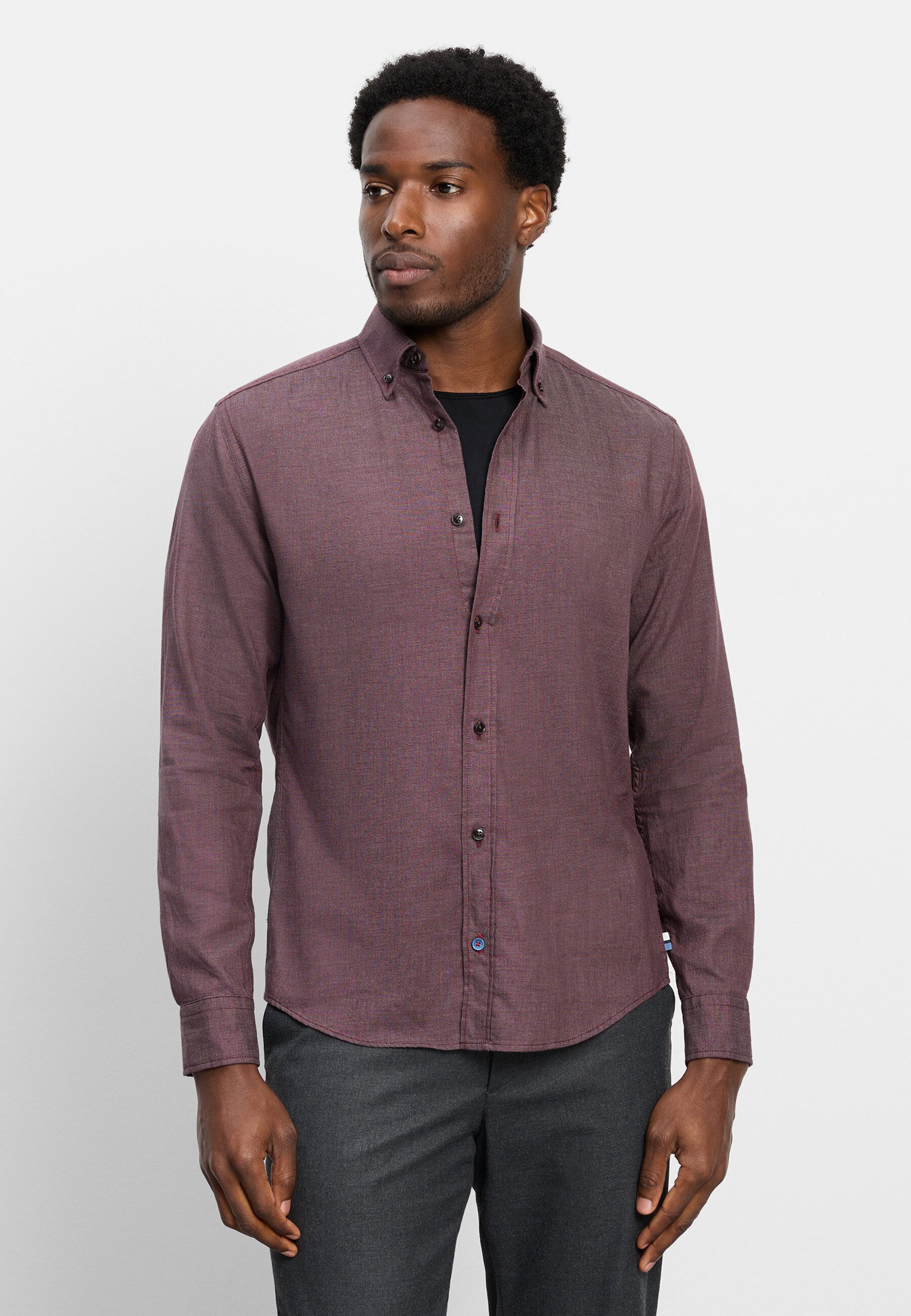 Langarmhemd OLYMP Casual, regular fit, Button-down