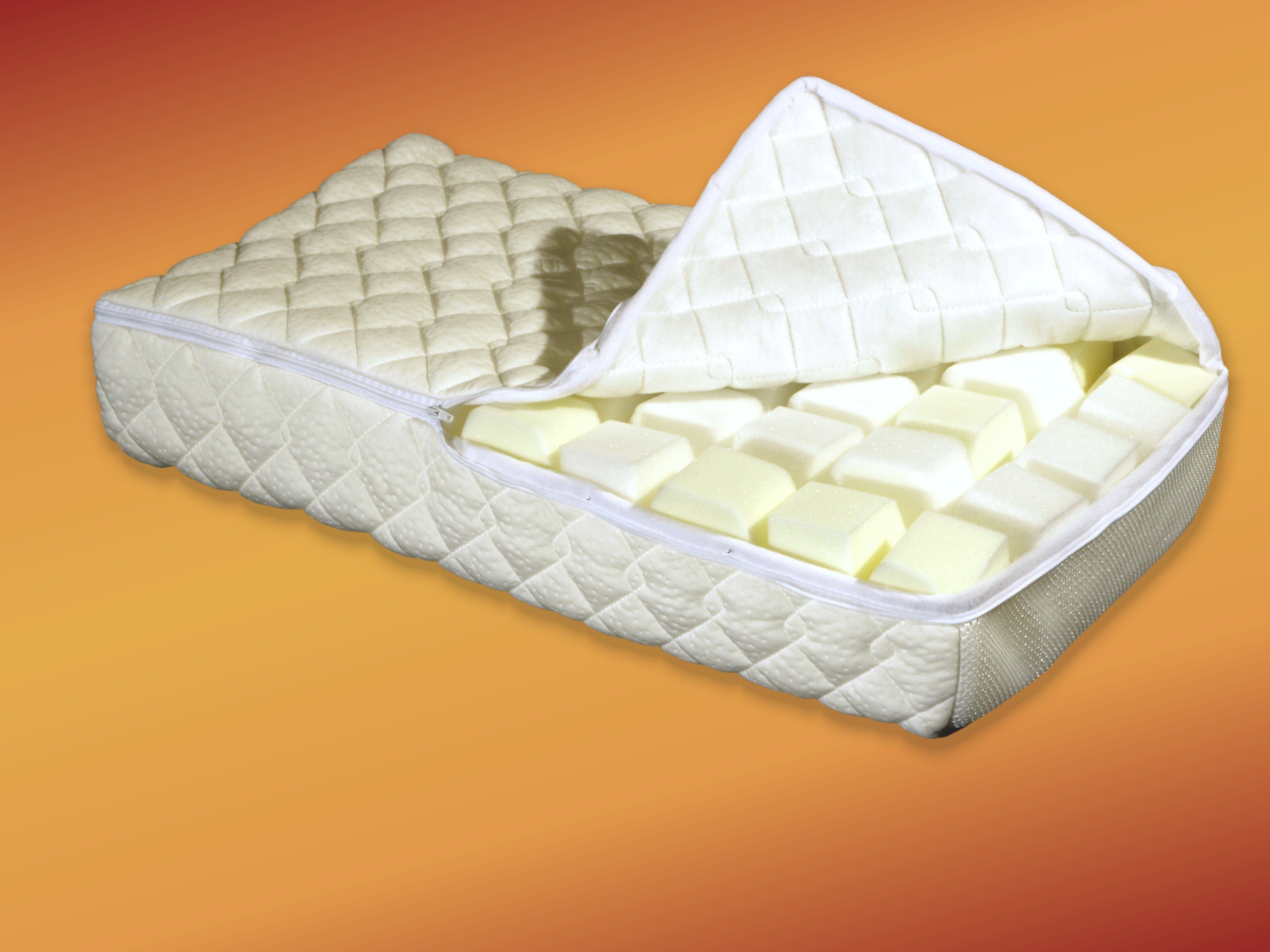 Garanta Nackenstützkissen Flexinet Air Visco Schaumstoff Flechtkern, Füllung: Viscoelastischer Schaumkern, Bezug: Tencel-Doppeltuch, Bauchschläfer, Seitenschläger, Rückenschläfer, punktelastische Stützkraft