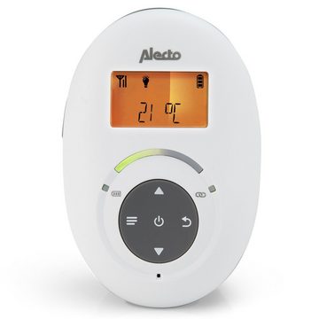 Alecto Babyphone DBX-125, 1-tlg., DECT Babyphone mit Full ECO-Modus, 300m Signal, Nachtlicht, Temperaturanzeige, Schlaf,-Rücksprechfunktion