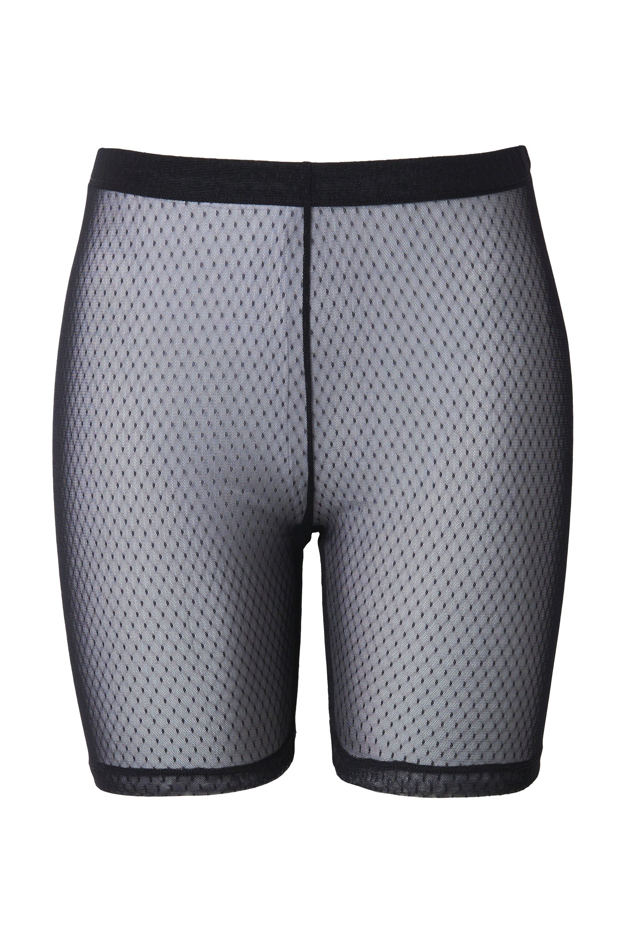 Shapingpants Strumpf-Radler Mesh Punkte Oberschenkel-Schutz