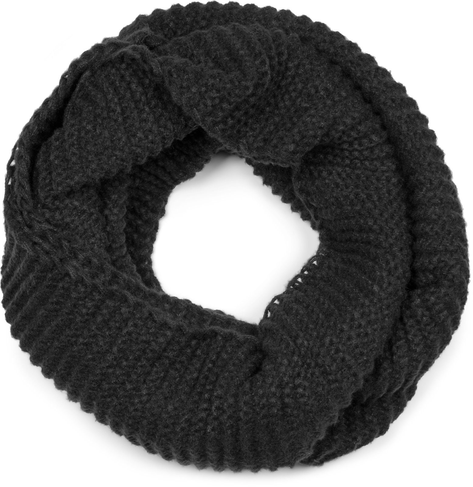 styleBREAKER Loop Strick Loop Wellenmuster, (1-St) günstig online kaufen