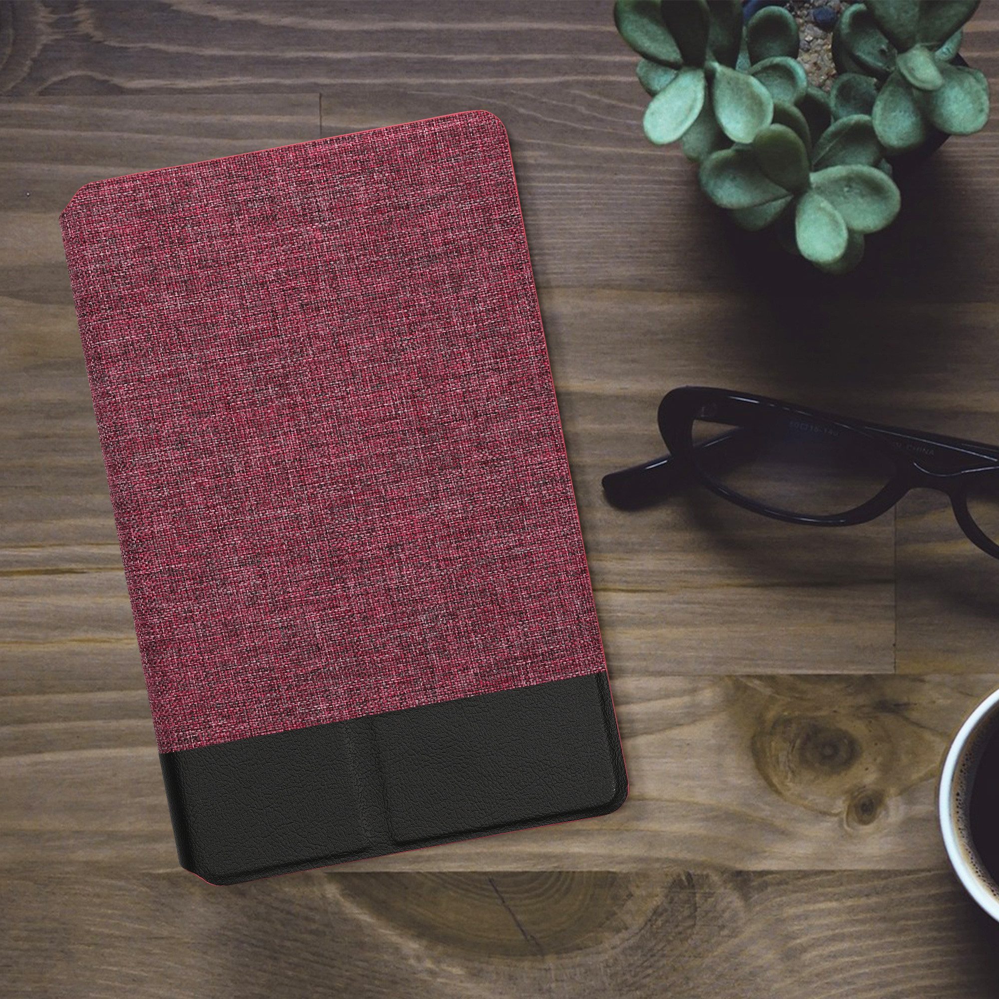 kwmobile Tablet-Hülle Hülle für Lenovo Tab M8 (Gen 4), Slim Tablet Cover Case Schutzhülle mit Ständer
