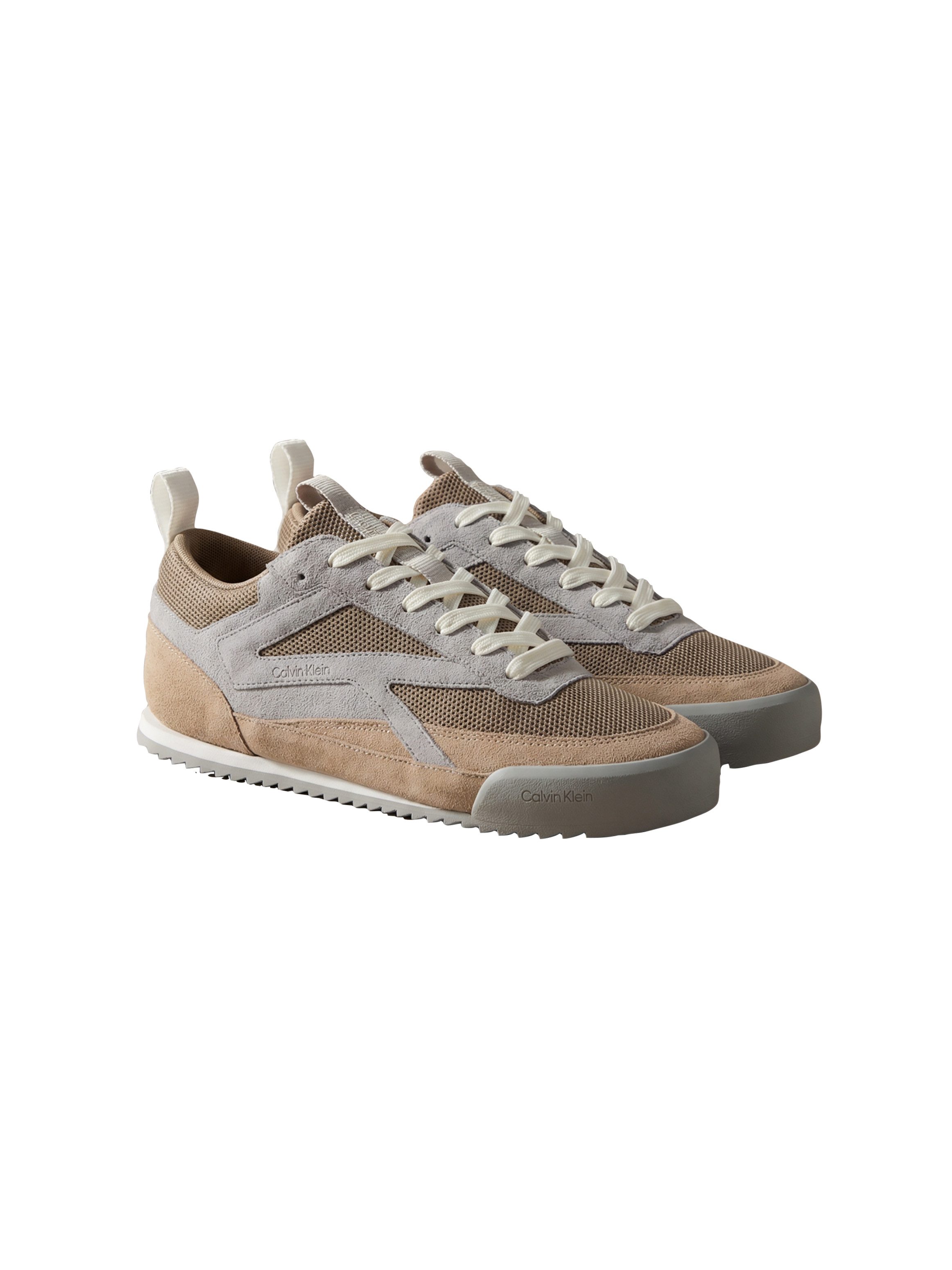 Calvin Klein LOW PRO RUNNER MIX MAT Sneaker Freizeitschuh, Halbschuh, Schnürschuh mit seitlichem Logoschriftzug