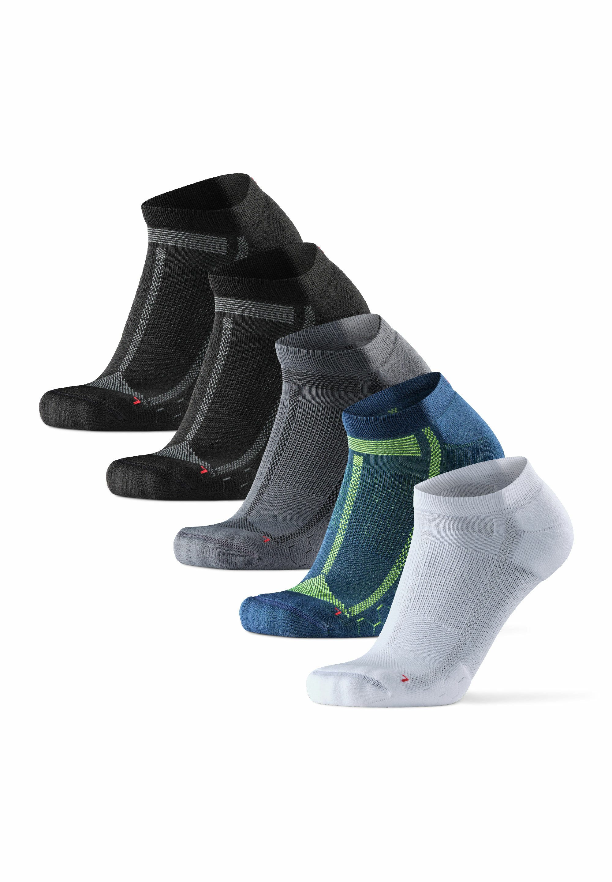 DANISH ENDURANCE Basicsocken Long Distance Low-Cut (5-Paar) kurze Sportsock günstig online kaufen