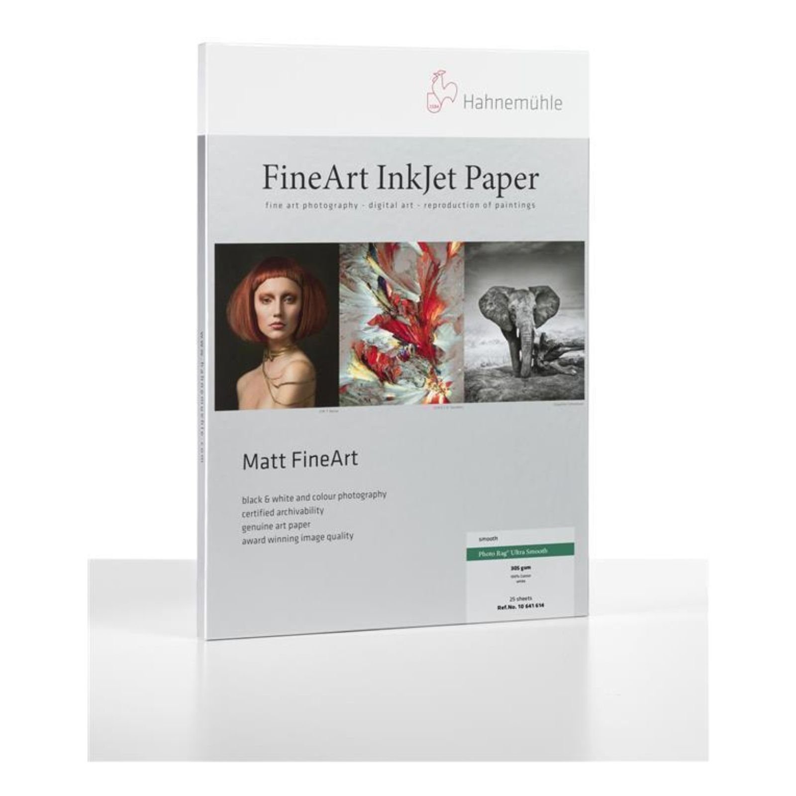 Fotopapier - Inkjet-Papier FineArt Rag® Ultra g/m² Hahnemühle DIN - Smooth Photo 305 - A4
