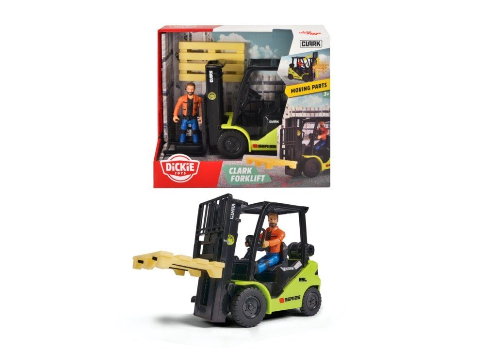 Dickie Toys Spielzeug-Bagger Urban & Adventure Clark Forklift 203832008