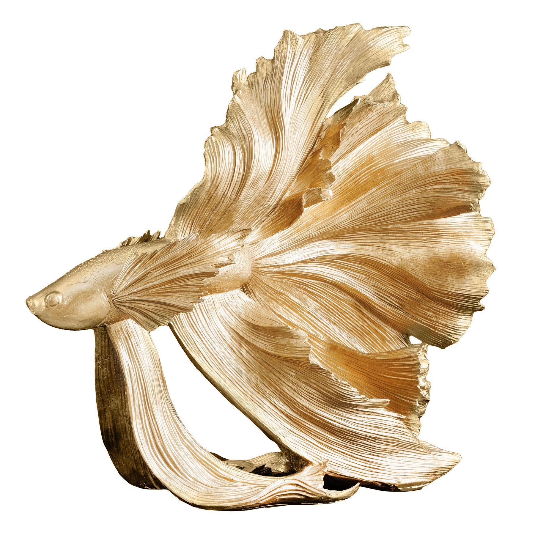 riess-ambiente Tierfigur CROWNTAIL 60cm gold (Einzelartikel, günstig online kaufen