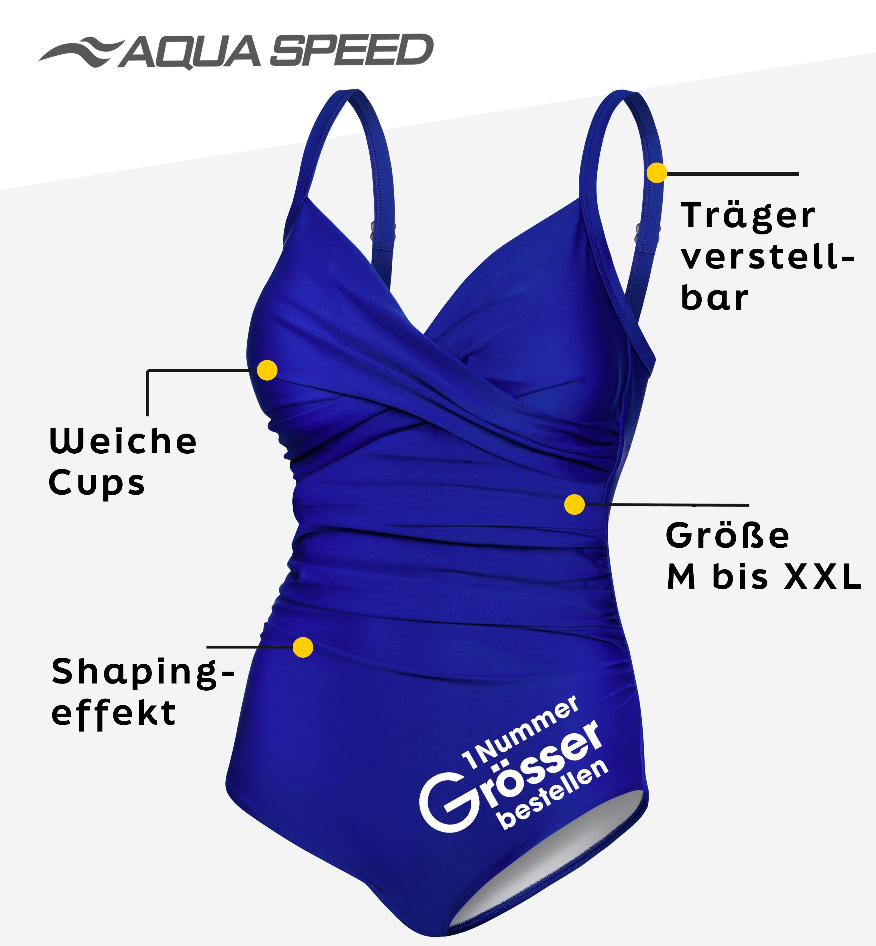 Aqua Speed Badeanzug Vivian Badeanzug für Damen Bademode + kl. Handtuch günstig online kaufen