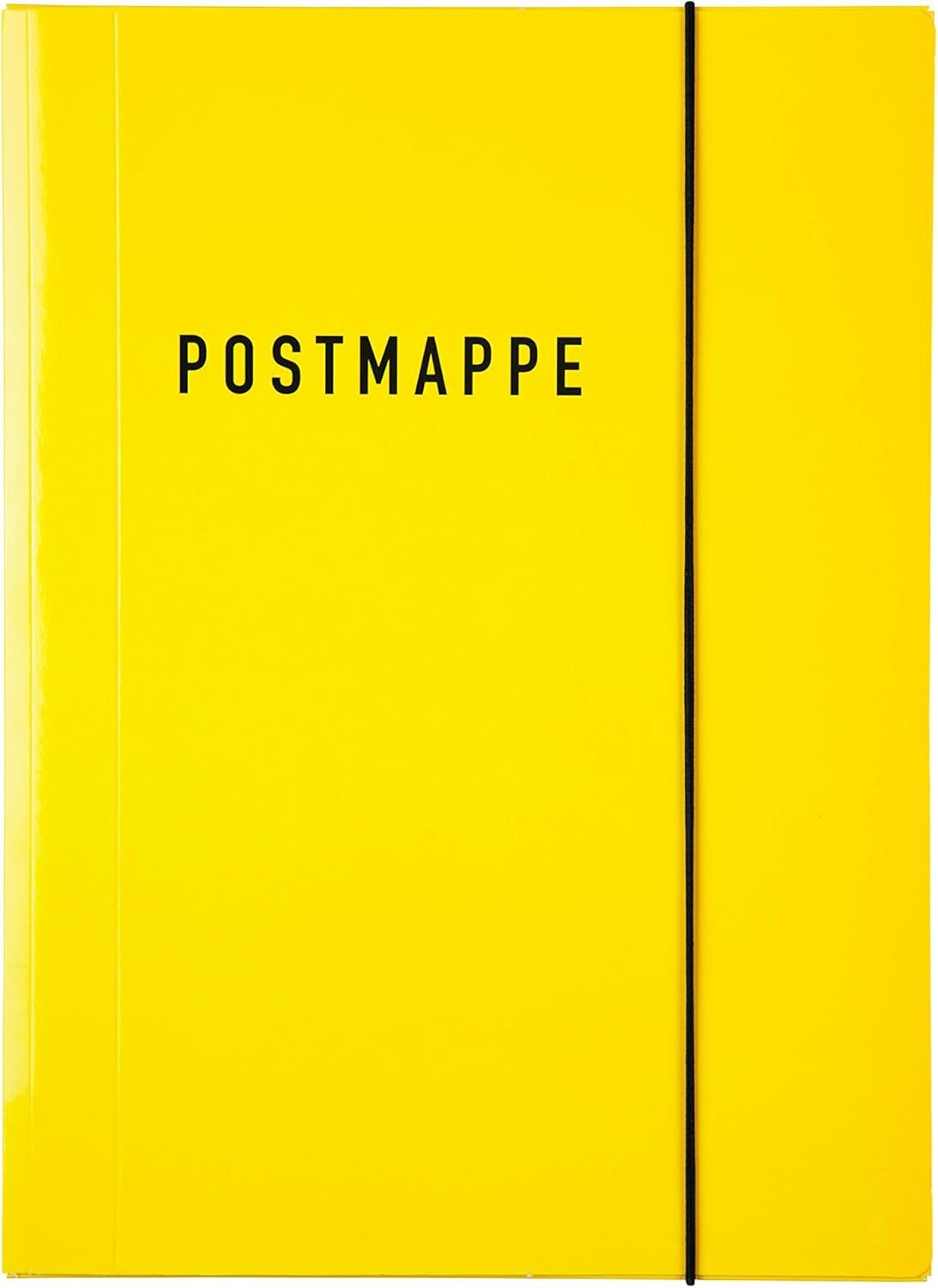 Idena Organisationsmappe Idena Postmappe mit Gummizug gelb DIN A4