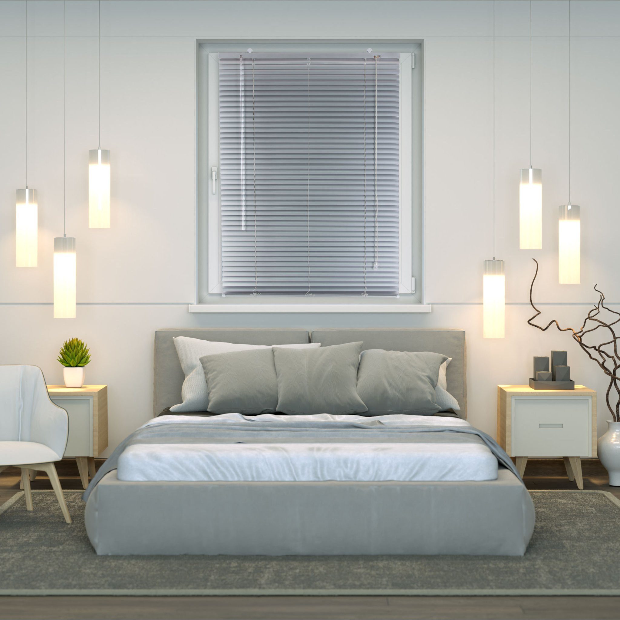 Victoria M. Jalousie Aluminium Jalousie, 40 x 130 cm, silber glänzend, mit Bohrenohne Bohren, freihängend, Sicht- Licht- und Blendschutz, inkl. Klemmclips