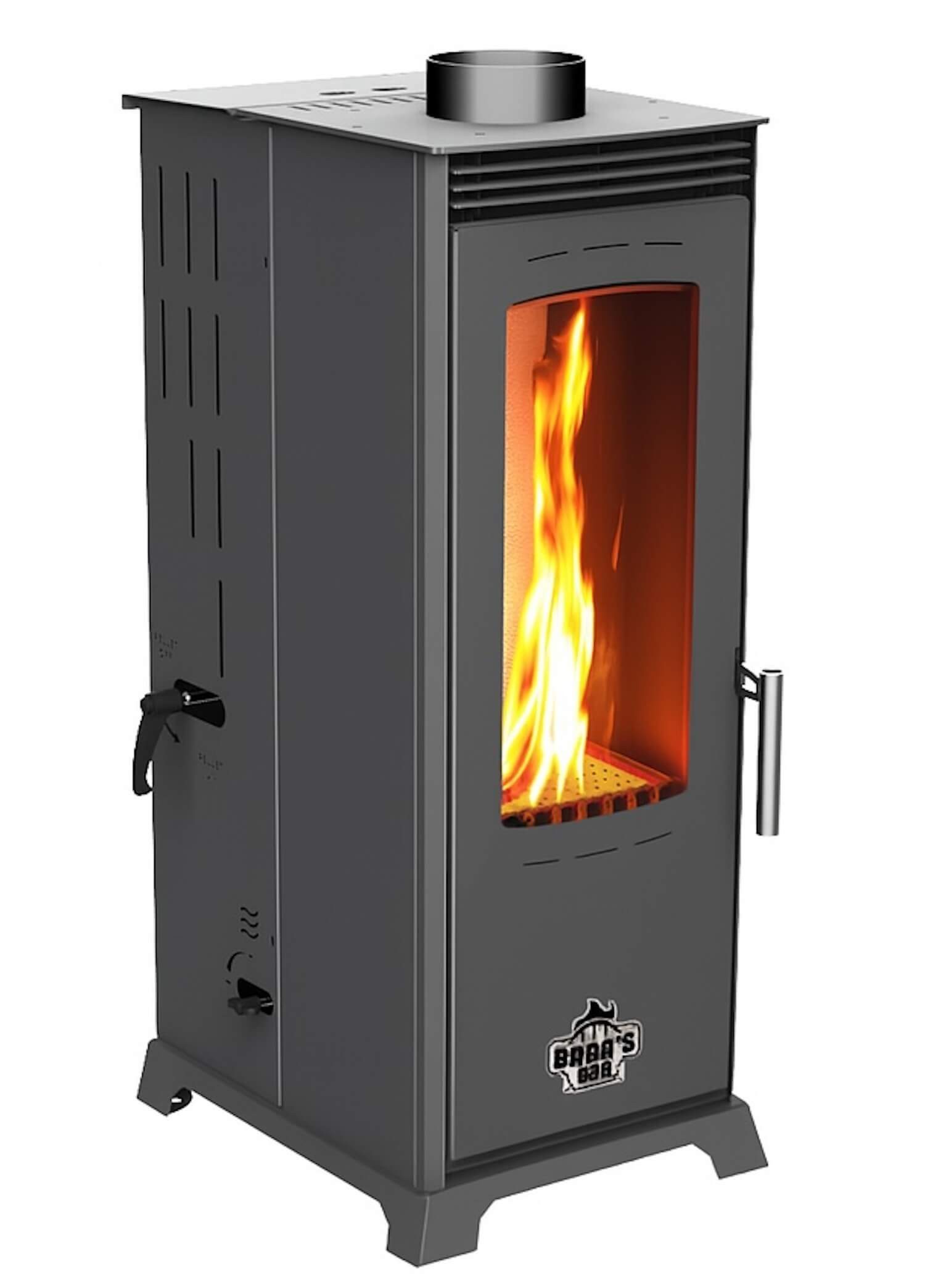 Baba's Kaminofen Eco Mini Hybridofen Pellets und Holz Kombiofen Pelletofen günstig online kaufen