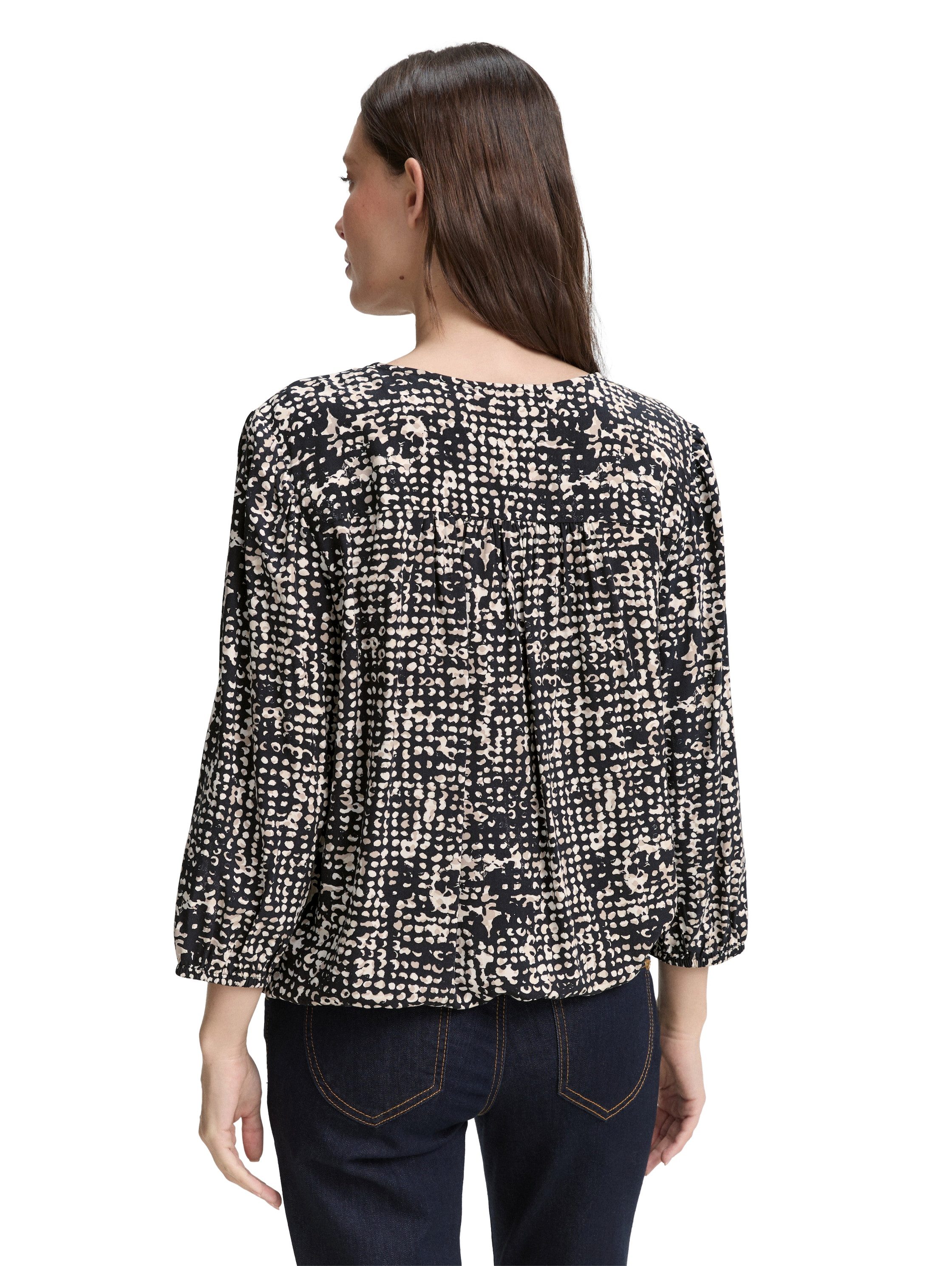 TOM TAILOR Shirtbluse mit All-Over Print günstig online kaufen