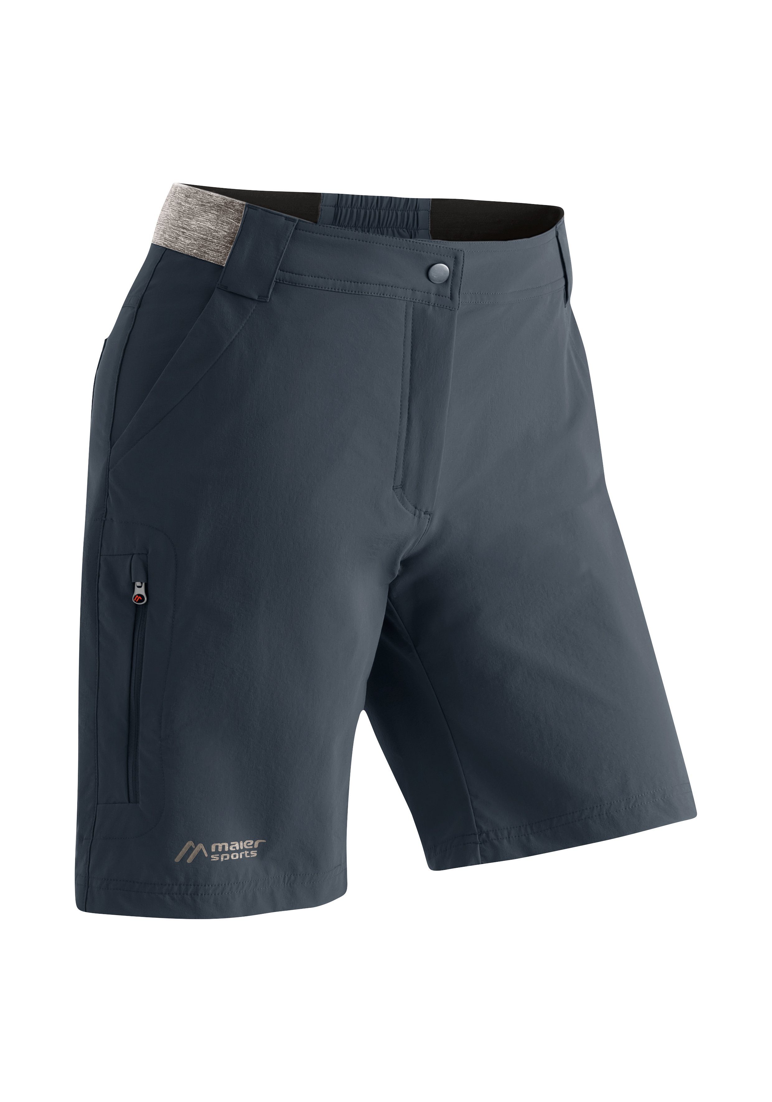 Maier Sports Funktionsshorts Norit Short W Damen Shorts, kurze Outdoor-Hose, Bermuda mit 5 Taschen, Regular Fit