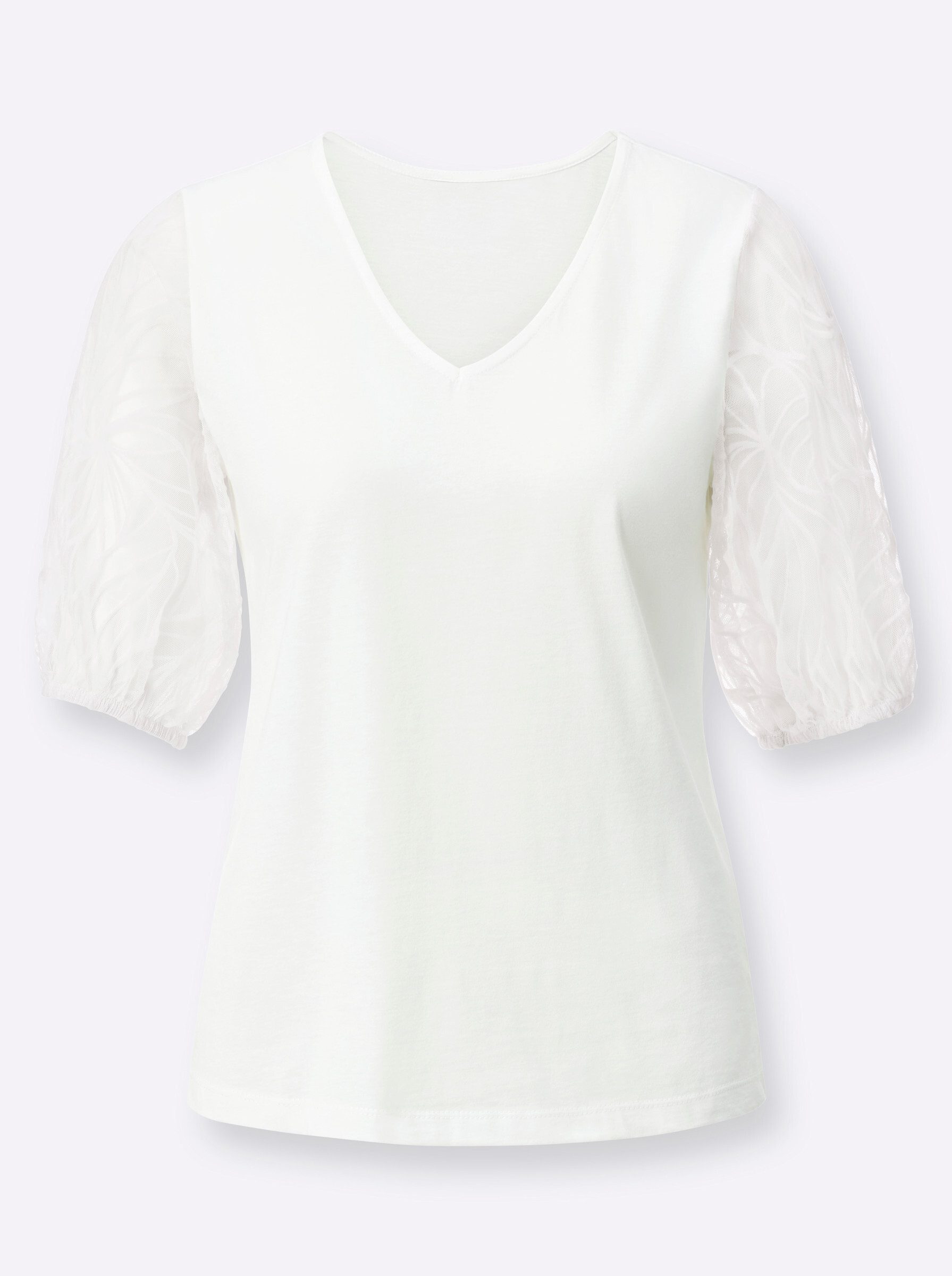 creation L T-Shirt Modal-Mix-Shirt Kurzarm – Bild 4 von 4