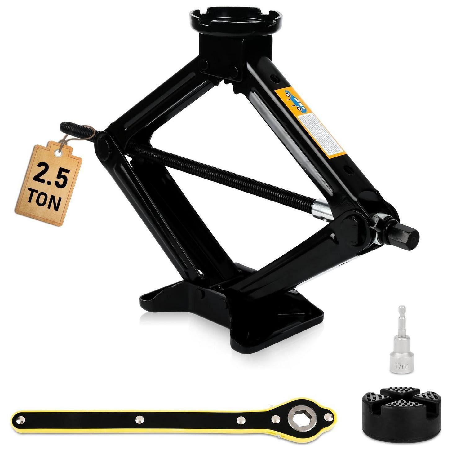 LuxusKollektion Wagenheber Wagenheber 2500kg Scherenwagenheber 43cm Auto SUV MPV 2.5 Tonnen