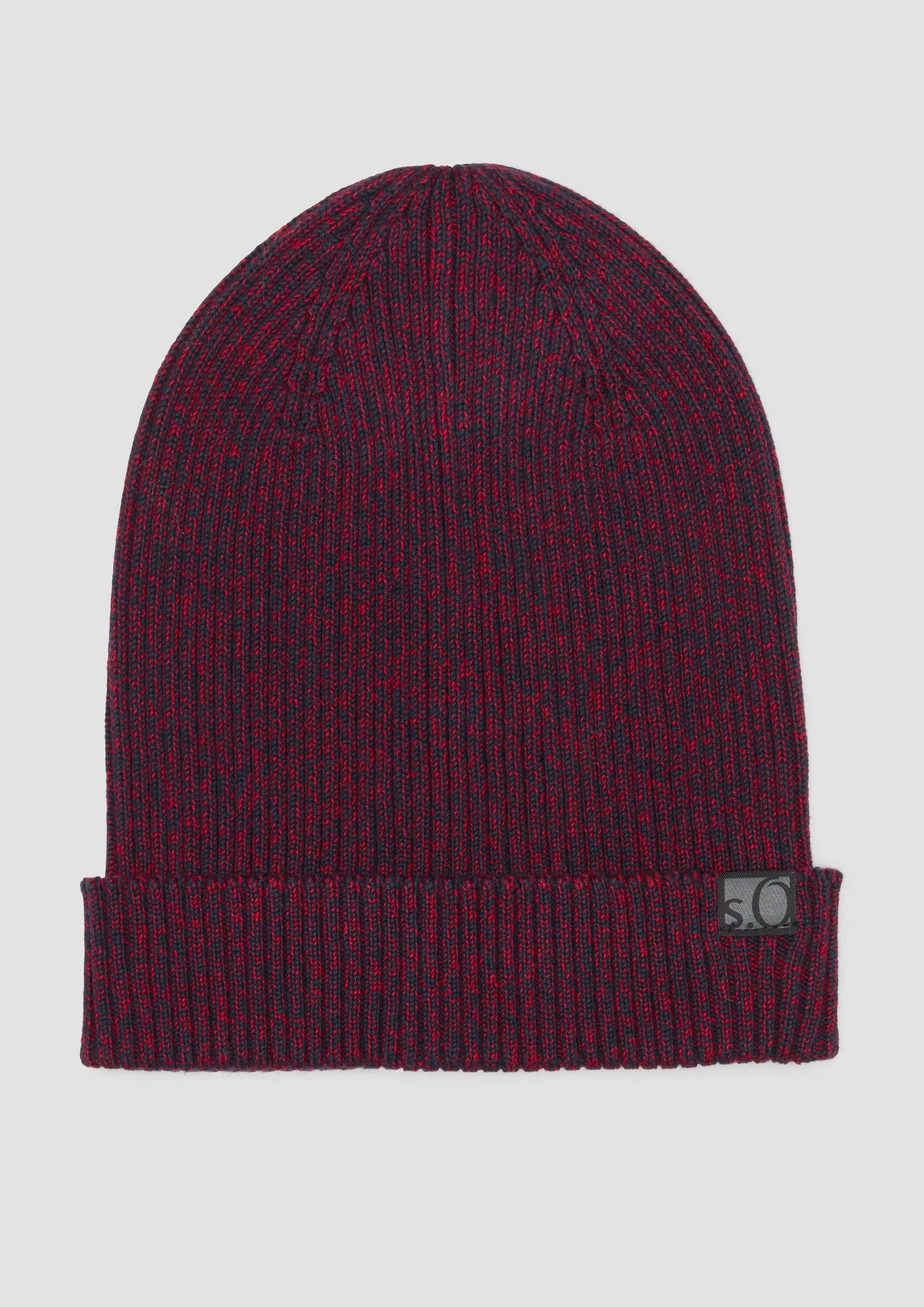 s.Oliver Strickmütze Mütze Strickbeanie mit Turn-up-Funktion günstig online kaufen