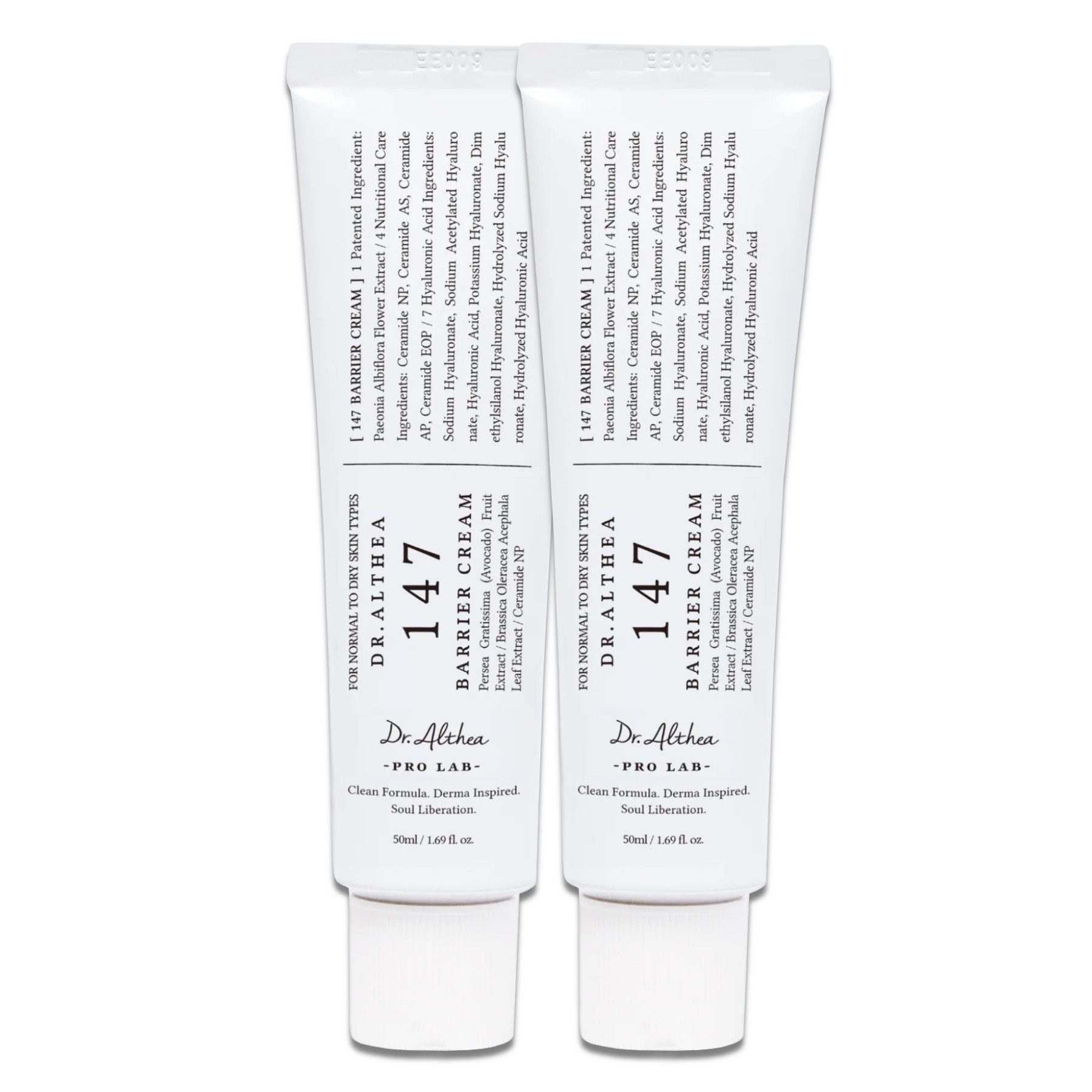 Dr. Althea Tagescreme 147 Barrier Cream Gesichtscreme Beruhigende Feuchtigkeitspflege 50ml, 2-tlg., Feuchtigkeitscreme, Straffung, Stresslinderung, DR. ALTHEA