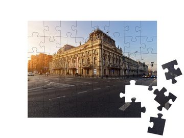 puzzleYOU Puzzle Lodz mit Poznanski-Palast, Polen, 48 Puzzleteile, puzzleYOU-Kollektionen Polen