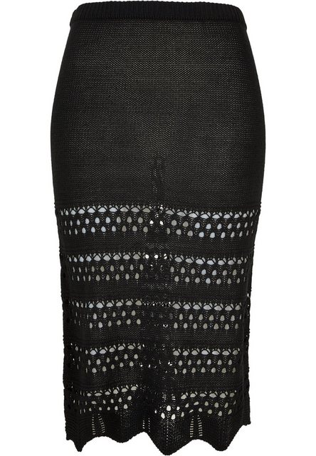 URBAN CLASSICS Sommerrock Urban Classics Damen Ladies 3/4 Crochet Knit Skir günstig online kaufen