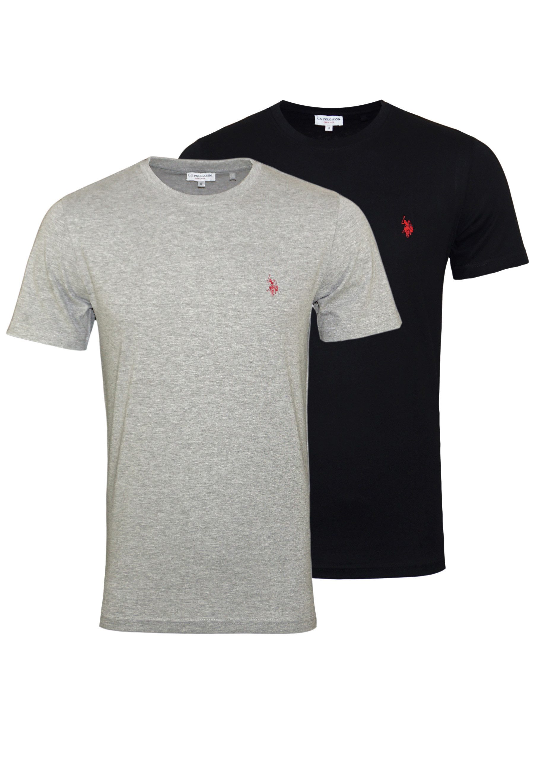U.S. Polo Assn. T-Shirt Shirts 2er Pack R-Neck T-Shirts günstig online kaufen