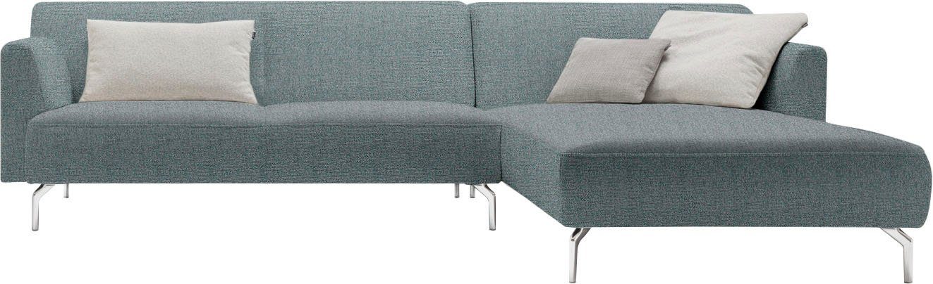 hs.446, Breite Optik, schwereloser Ecksofa minimalistischer, cm hülsta 296 sofa in