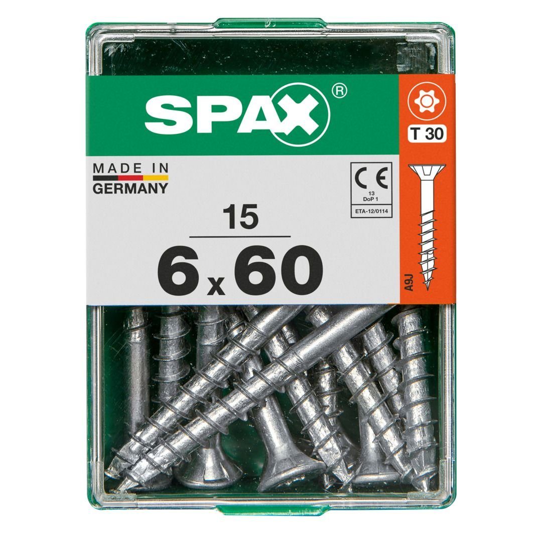 SPAX Holzbauschraube Spax Universalschrauben 6.0 x 60 mm TX 30 - 15