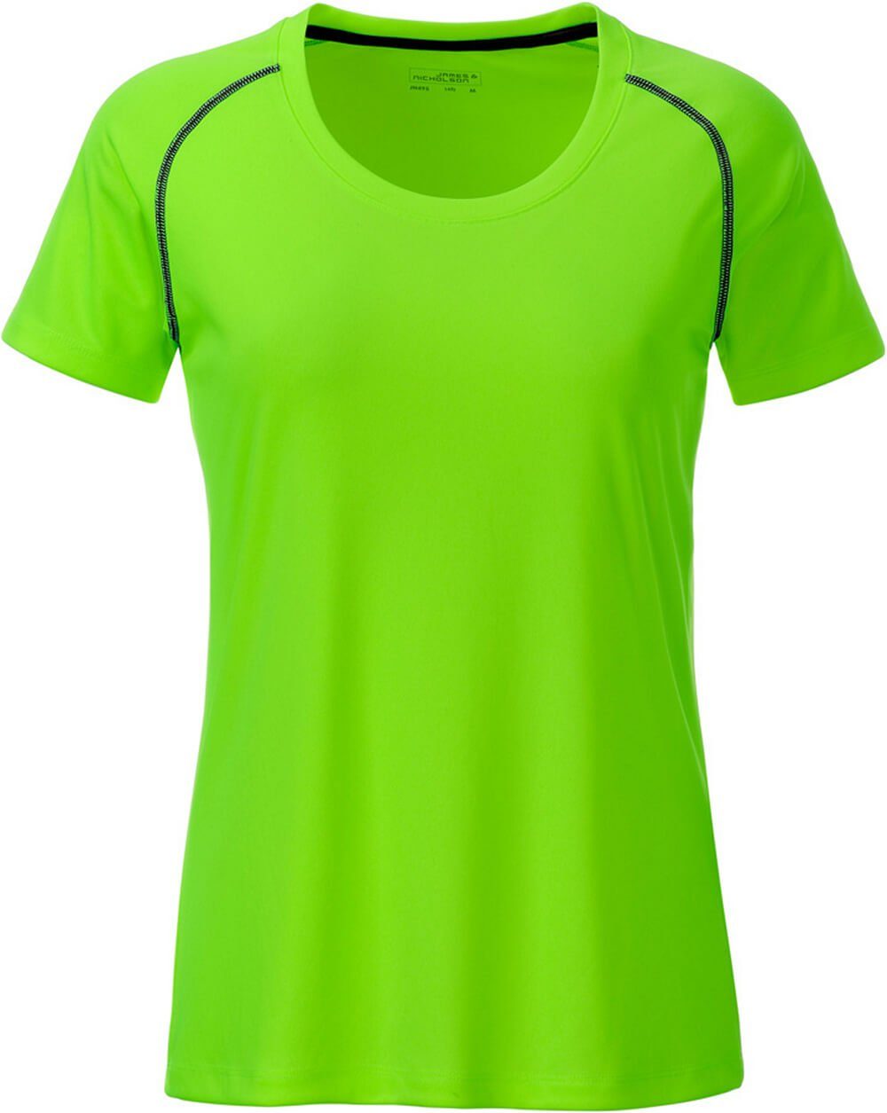James & Nicholson Funktionsshirt James & Nicholson JN 495 Damen Funktions-Shirt schnell trocknend bright green/black
