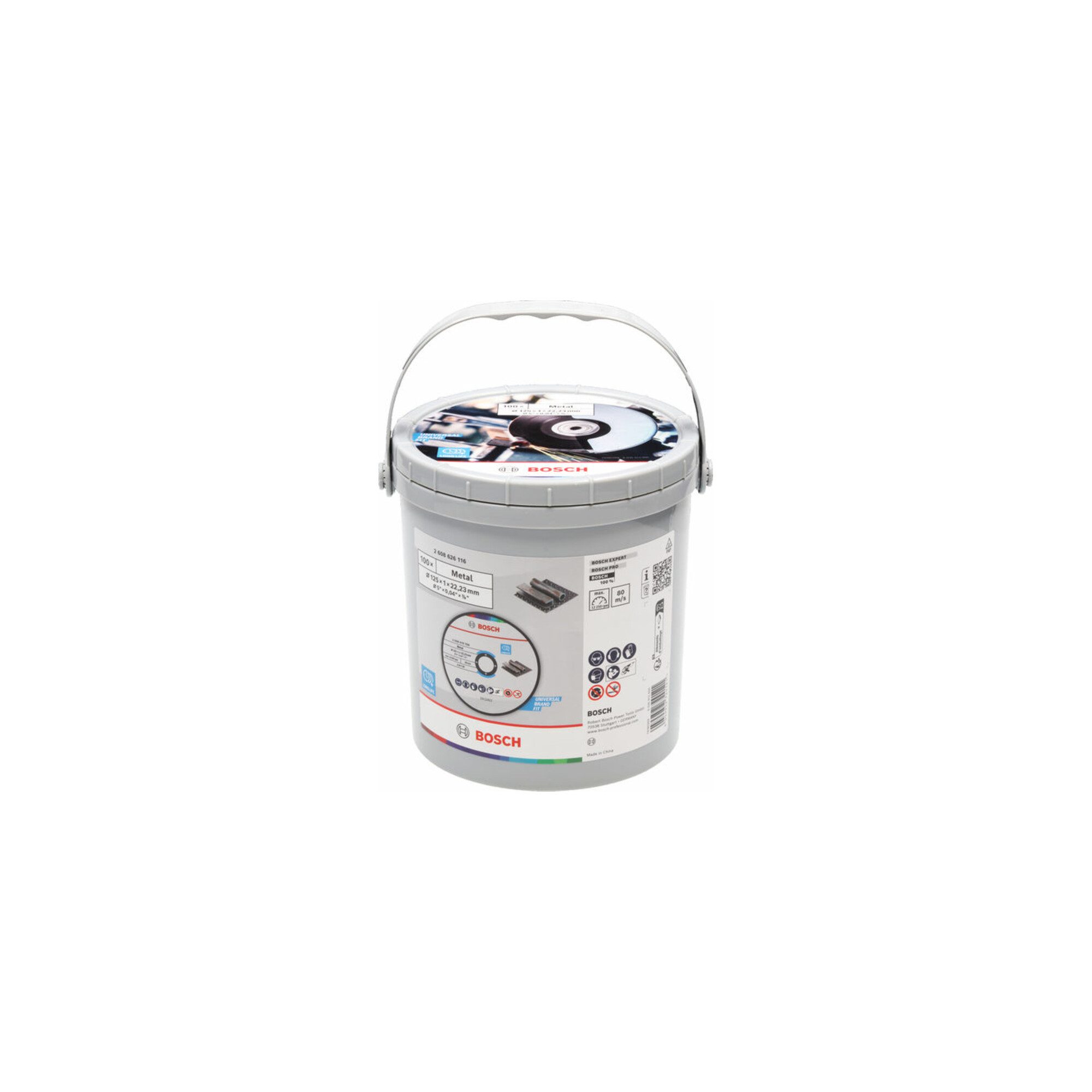 Bosch Professional Trennscheibe Bosch Standard for Metal Trennscheibe, 125 x 1 x 100, 100 Stk. 100 Stk