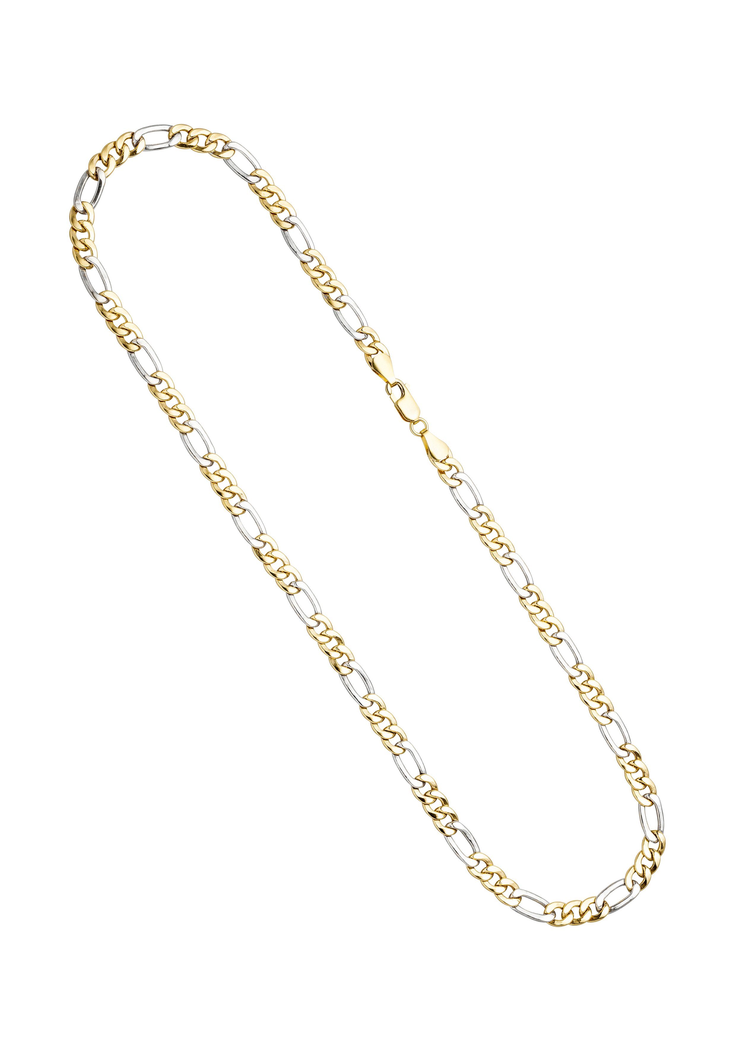 JOBO Goldkette Figarokette, 333 Gold bicolor 45 cm