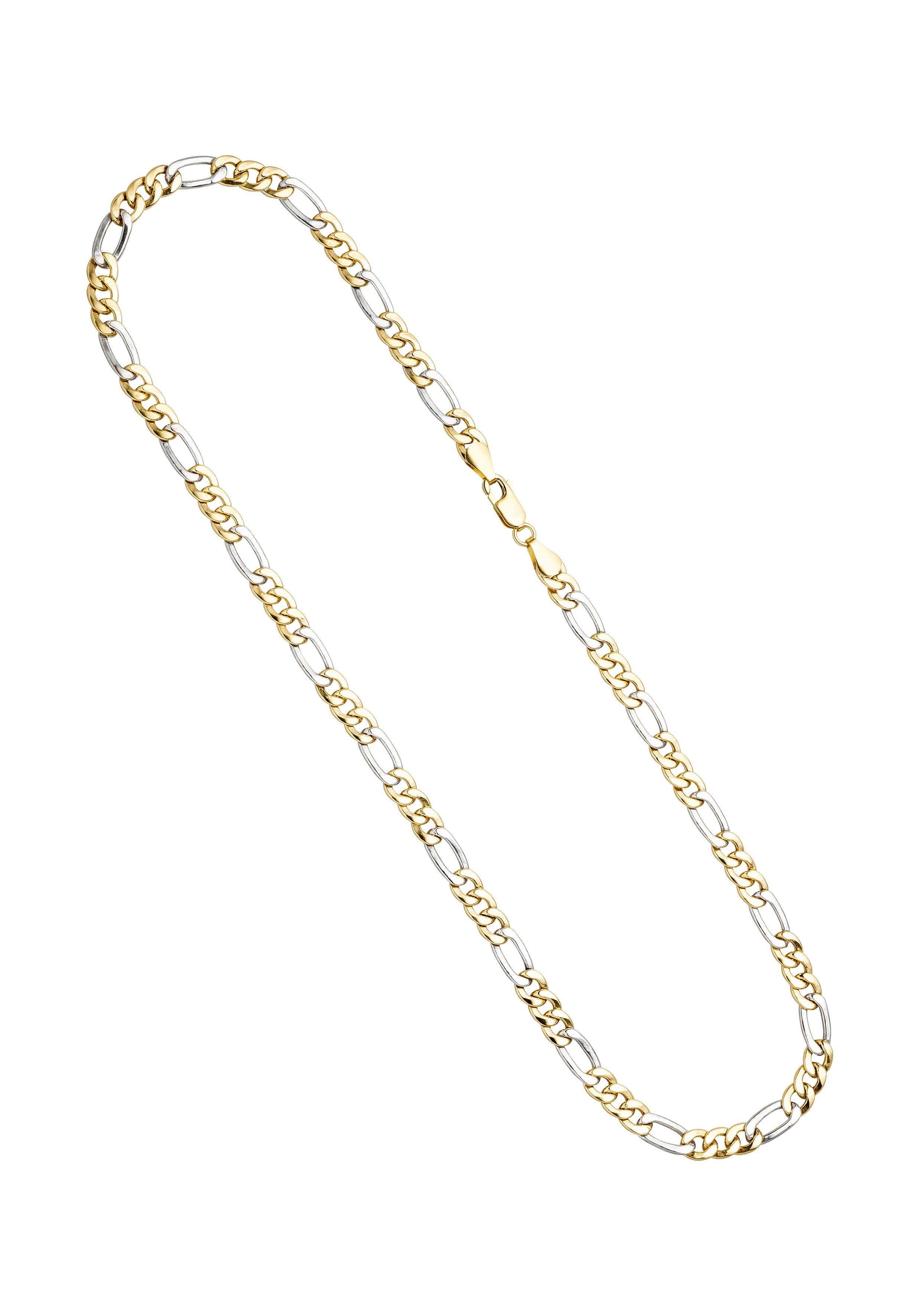 JOBO Goldkette »Figarokette«, 333 Gold bicolor 45 cm