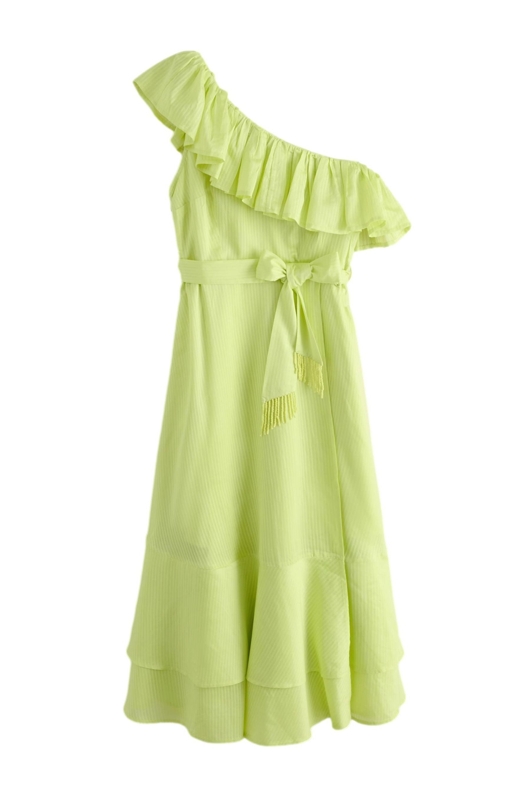Next Strandkleid Rüschenkleid mit freier Schulter (1-tlg)