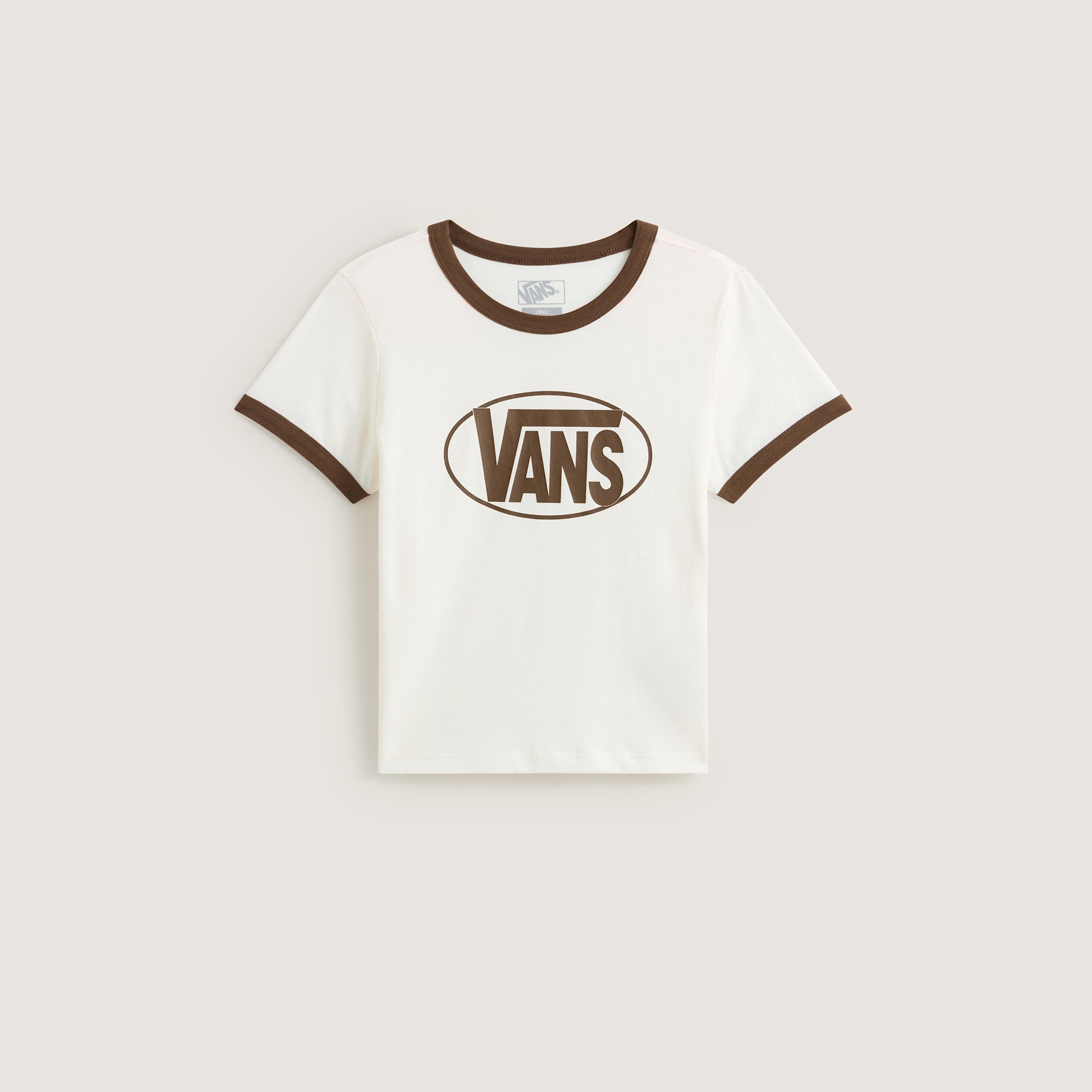 Vans T-Shirt CENTER CHEST RINGER SS TEE Kurzarm, mit Rundhalsausschnitt, aus Baumwolle, normale Länge