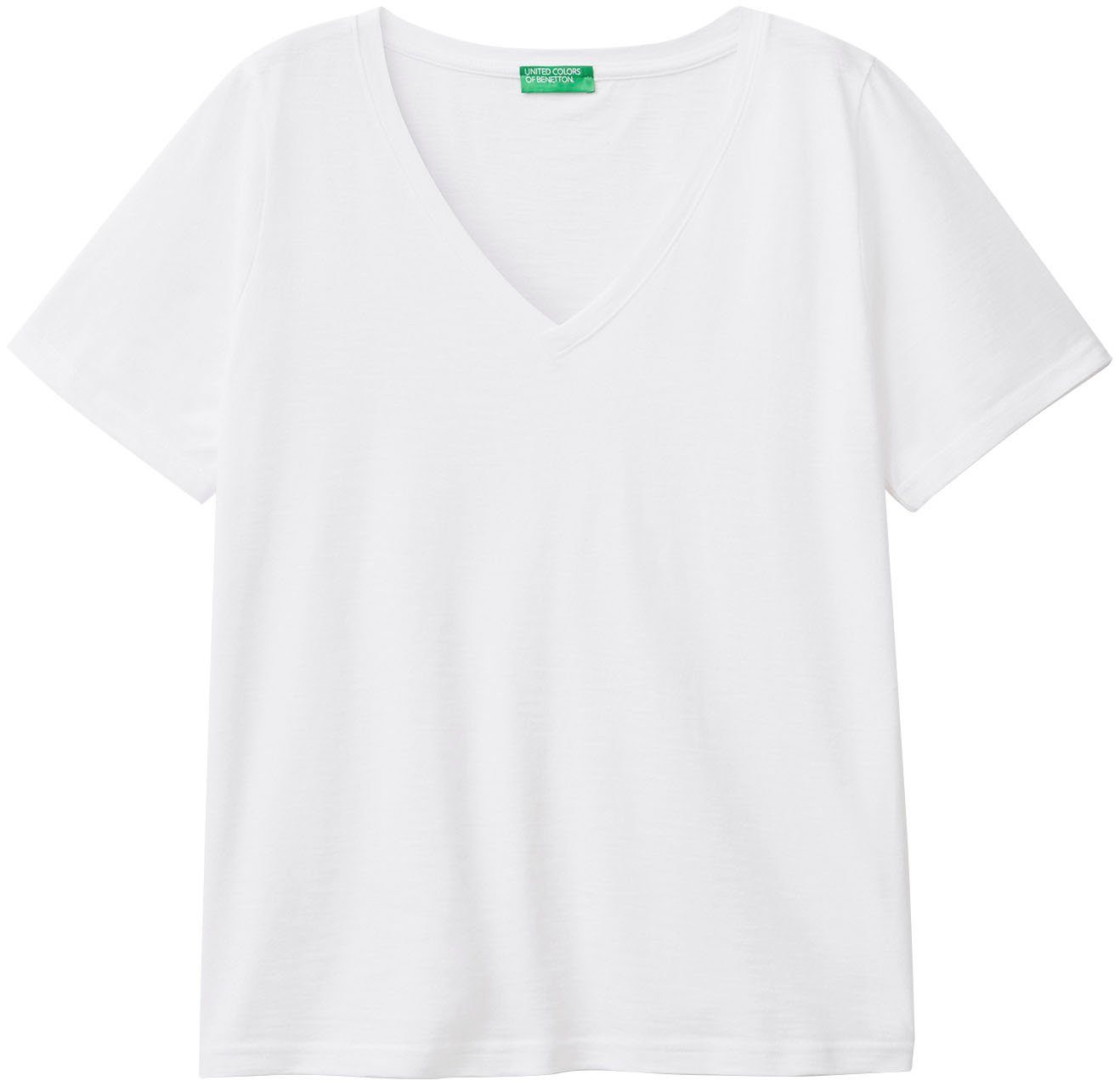 United Colors of Benetton T-Shirt aus Flammgarnjersey