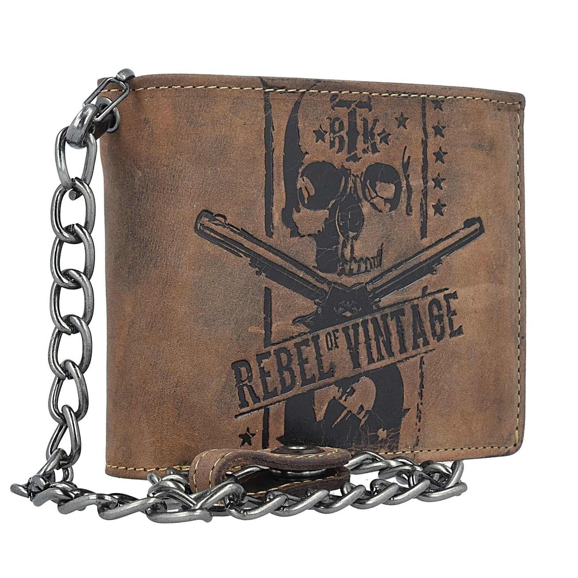 Greenburry Geldbörse Vintage Skull, Leder günstig online kaufen