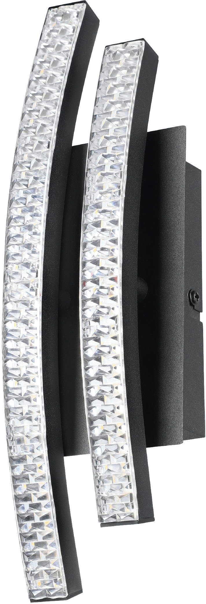 EGLO Deckenleuchte LEJIAS, schwarz - in - aus Warmweiß LED fest integriert, Warmweiß, Deckenleuchte 8W Stahl