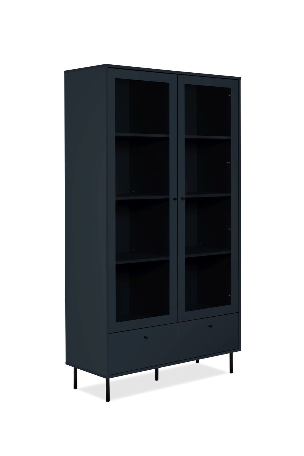 möbelvita Vitrine Vitrine Miami 52A in Navy blau