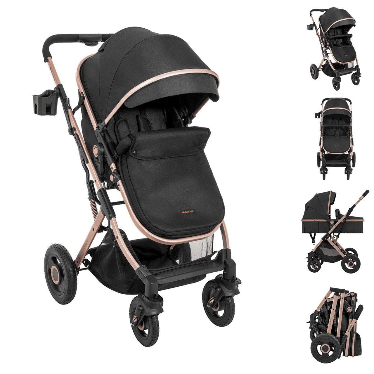 Kombi-Kinderwagen Kinderwagen Scarlett 2 in 1