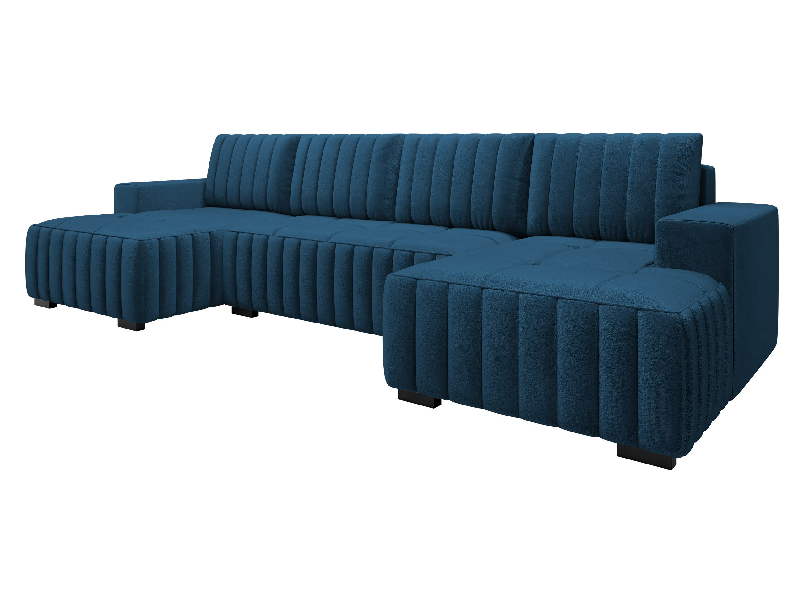 MIRJAN24 Wohnlandschaft Hugo U, mit Bettkasten und Schlaffunktion, Ausziehmechanismus DL, U-Form, 310x140x85 cm
