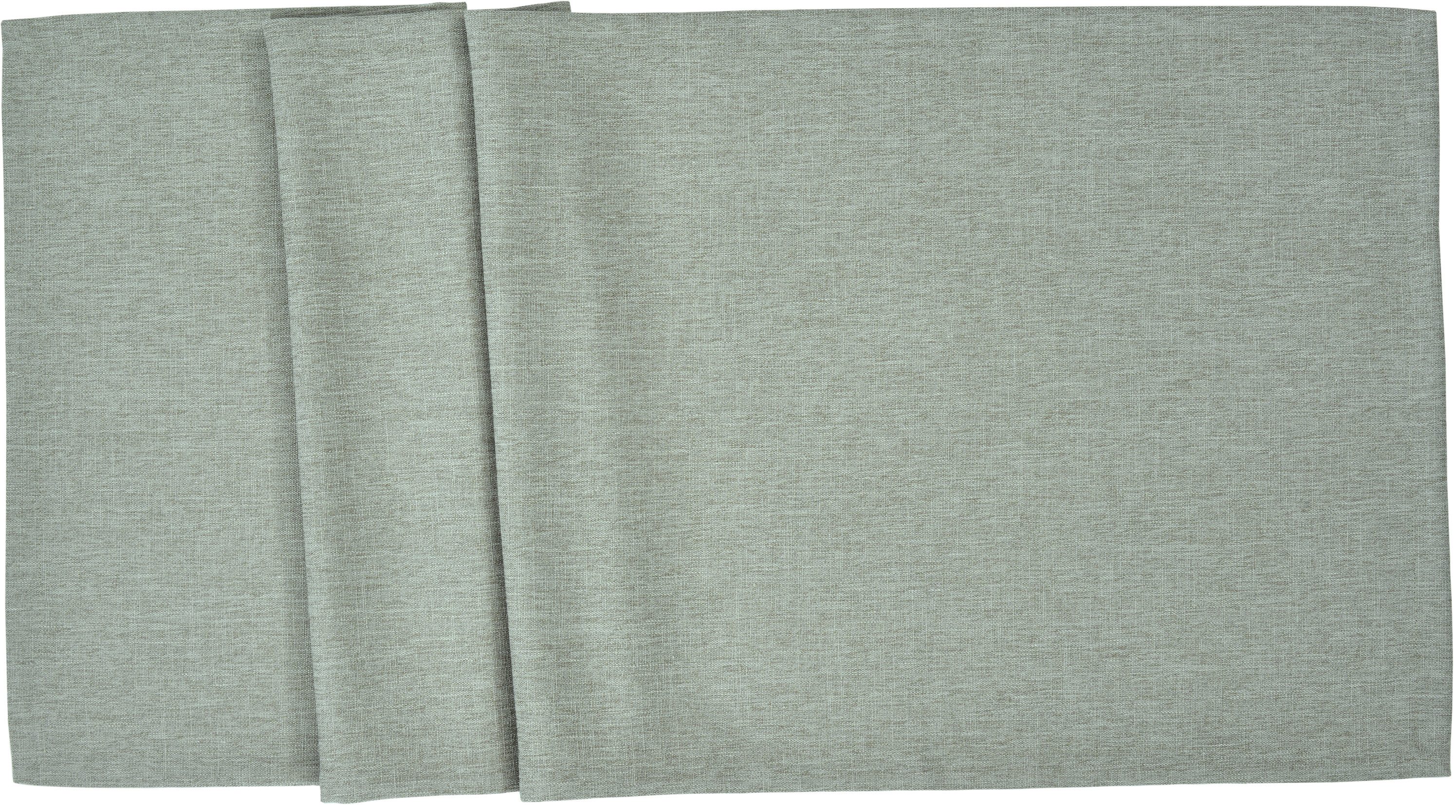 Tischdecke SANDER * Tischdecke Reivo uni 130x170 cm taupe mit Leinen