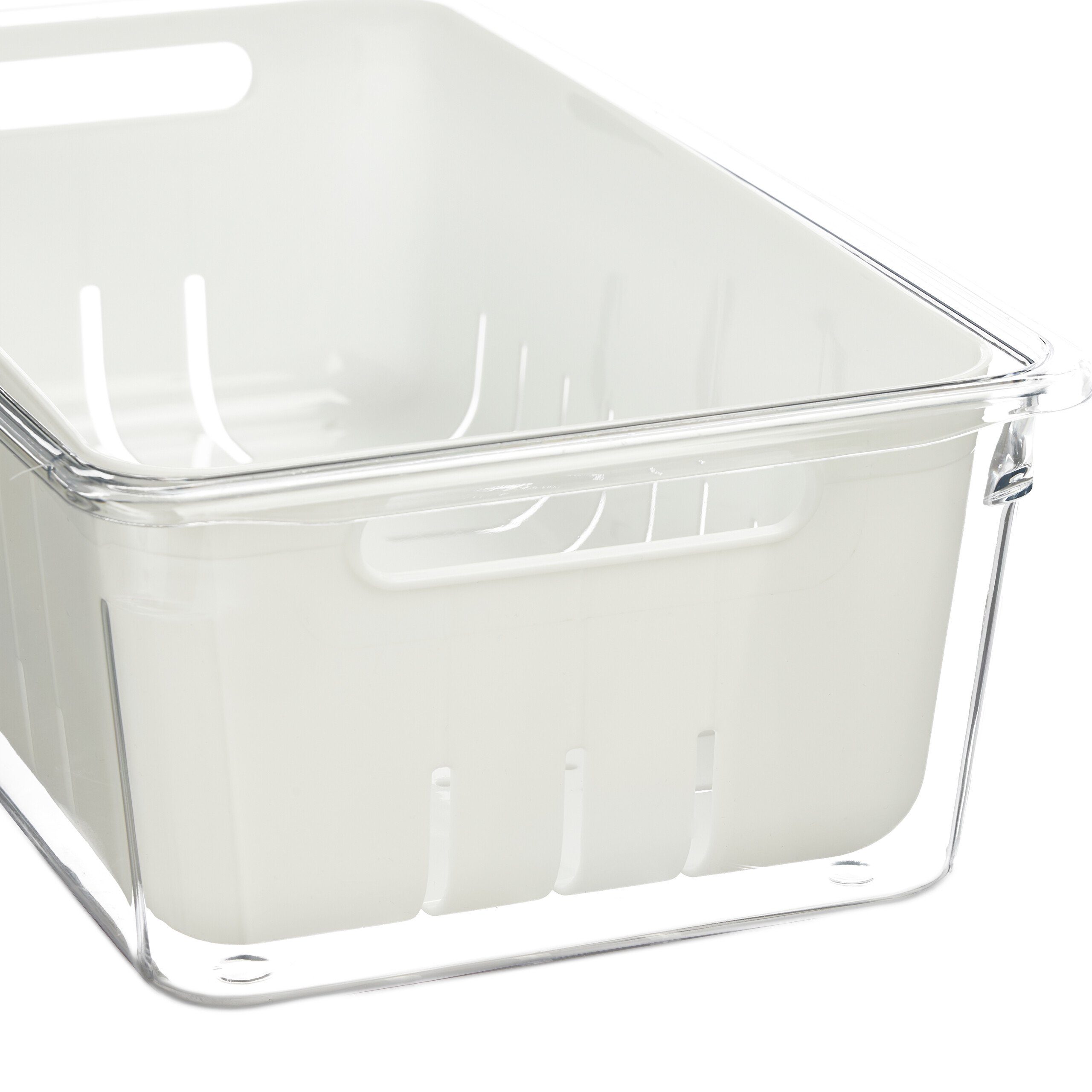 Kunststoff Kühlschrank 4er relaxdays Organizer Set, Frischhaltedose