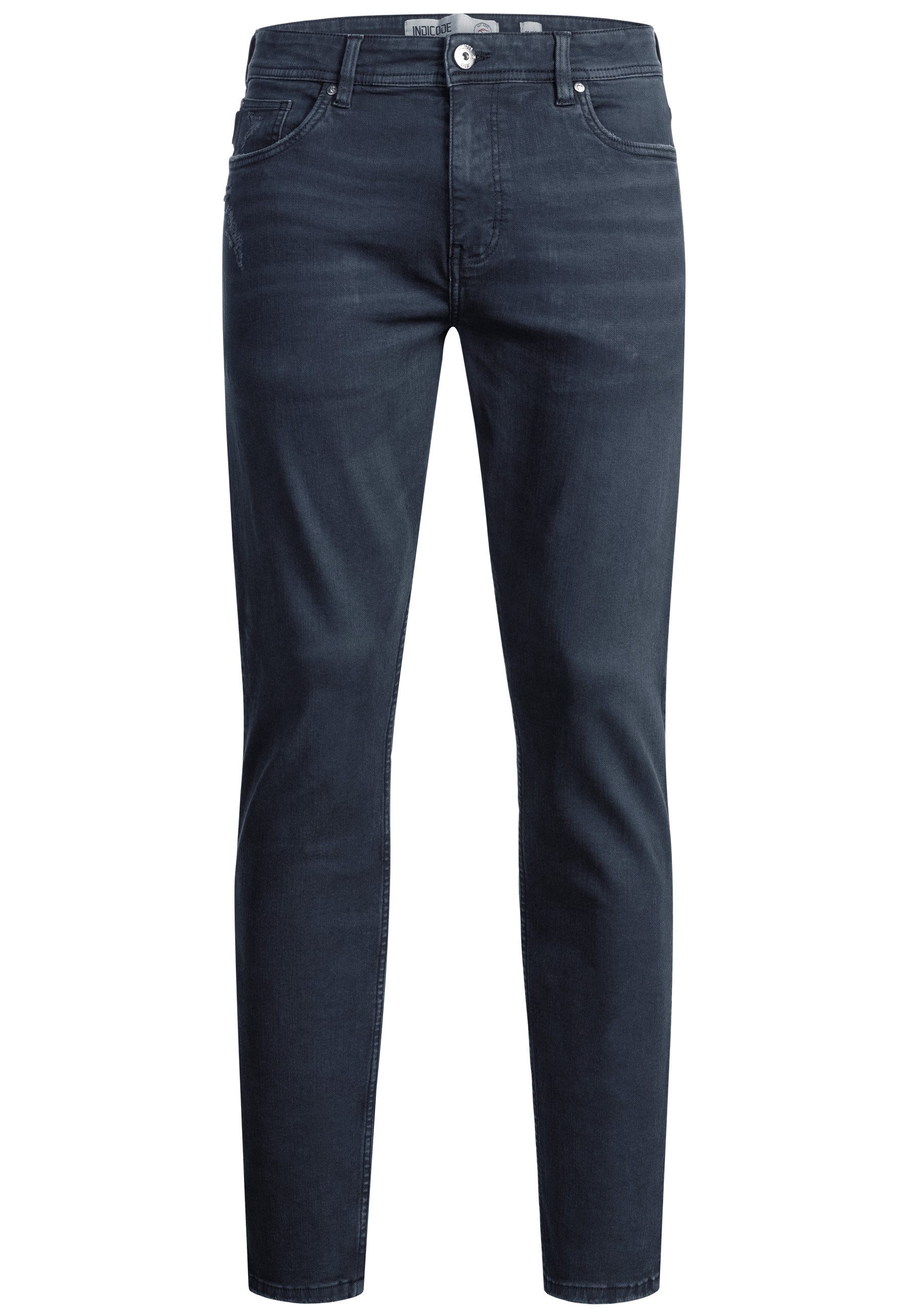 Indicode Regular-fit-Jeans Herren INDankos Jeanshose Hose Herrenhose Herren günstig online kaufen