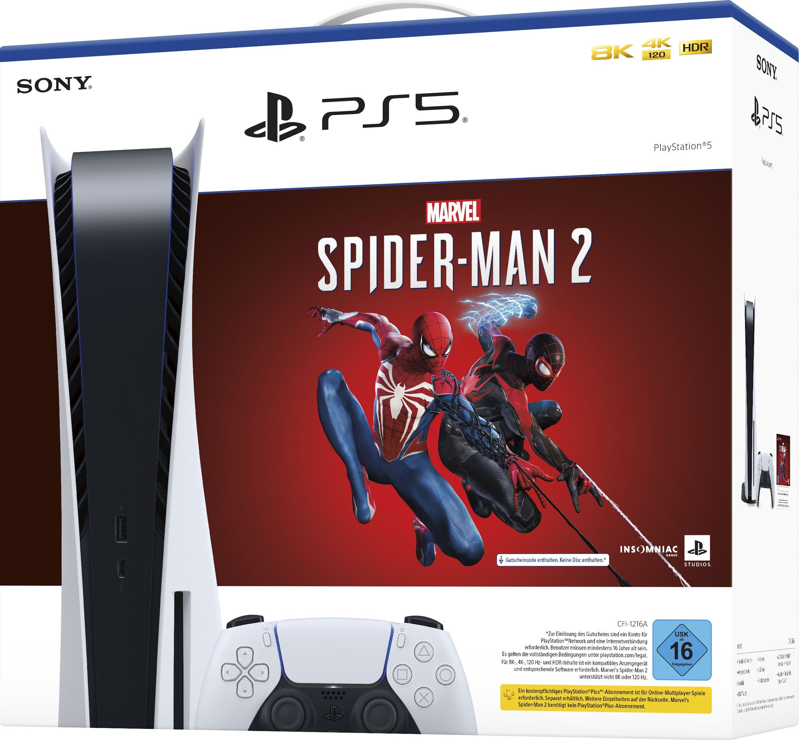 Spider PlayStation 5 Marvel's Bundle Bundle Man normales 2