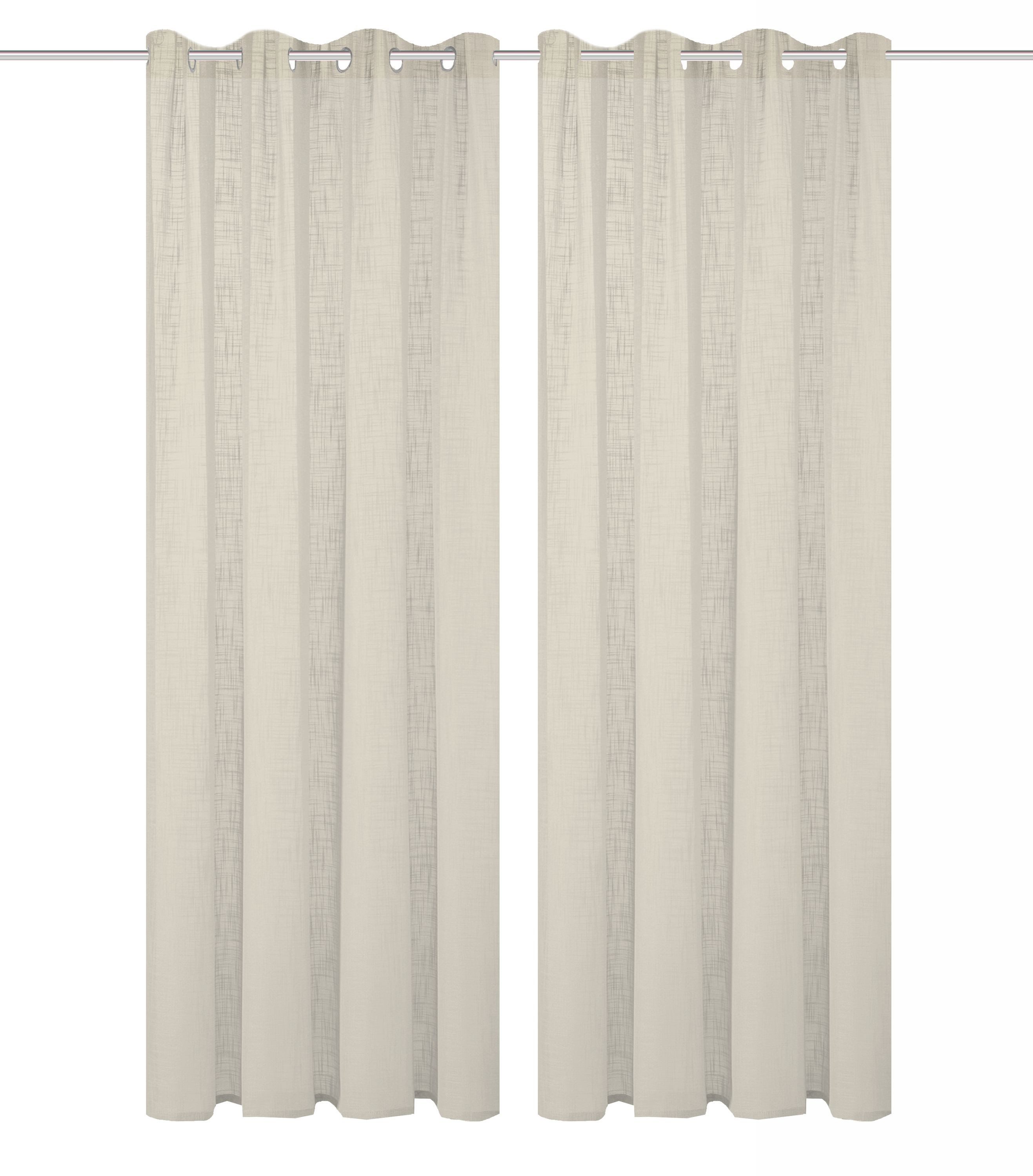 Home Basics Vorhang 800530 Ösen Fertigschal günstig online kaufen