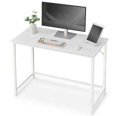 VASAGLE Schreibtisch Computertisch, 80/100/120/140 cm, einfacher Aufbau