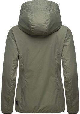 Ragwear Outdoorjacke Vannesa Modische Damen Übergangsjacke mit Kapuze